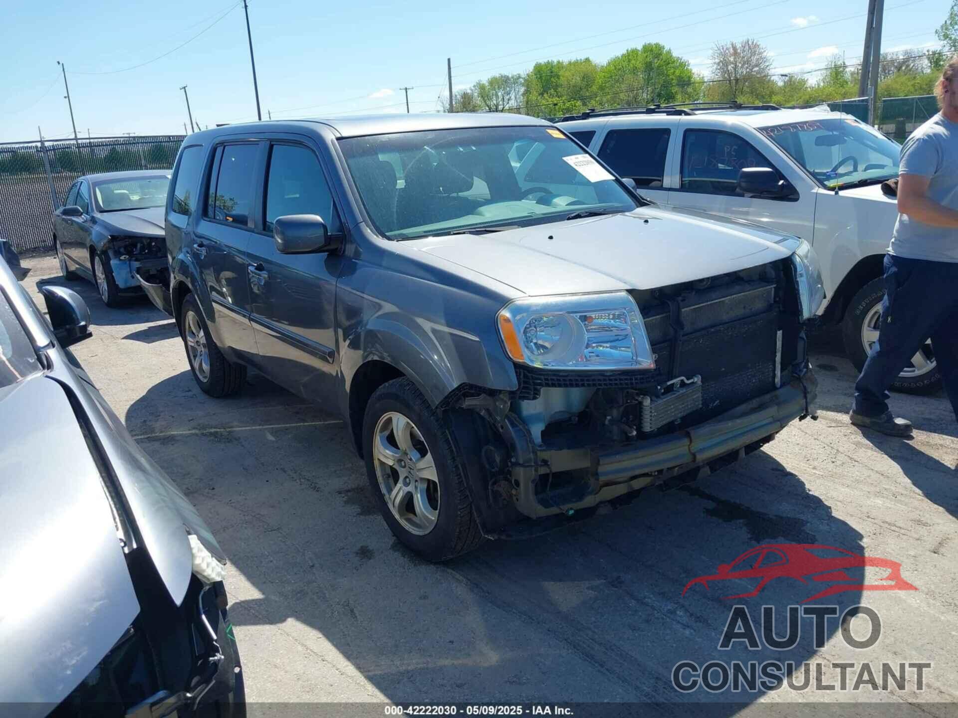 HONDA PILOT 2012 - 5FNYF4H50CB075733