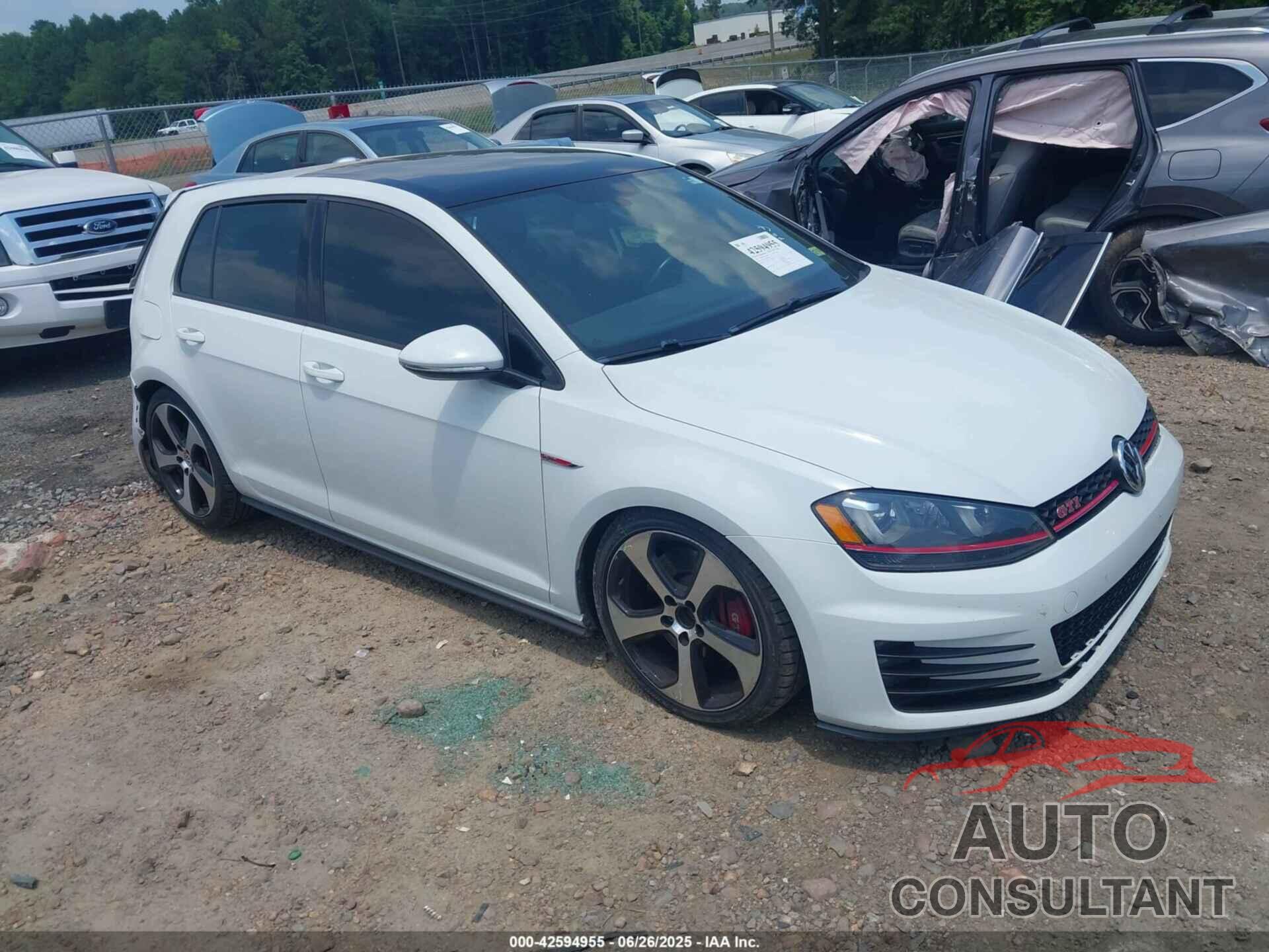 VOLKSWAGEN GOLF GTI 2017 - 3VW547AU1HM054806