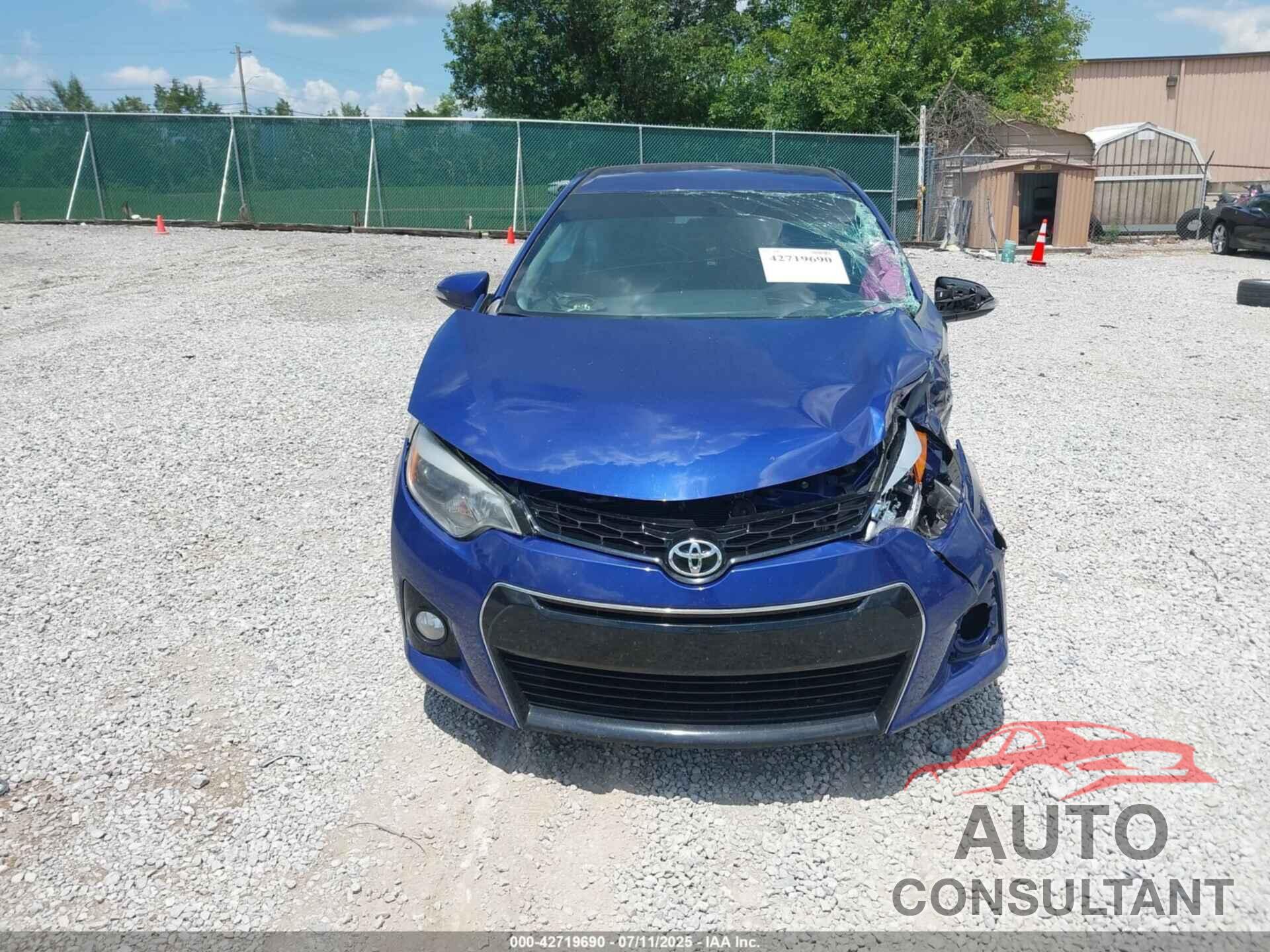 TOYOTA COROLLA 2016 - 5YFBURHE8GP538270