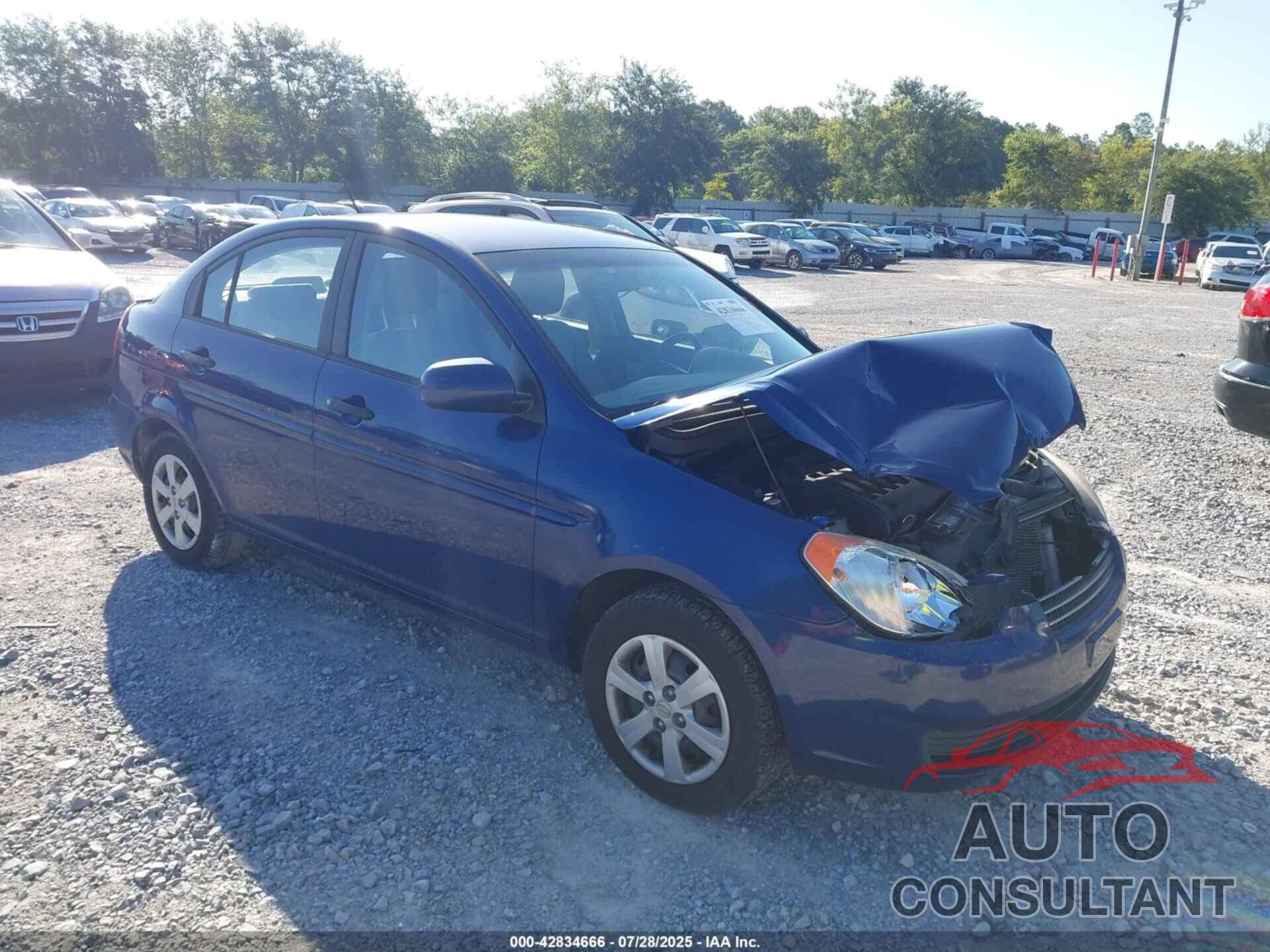 HYUNDAI ACCENT 2010 - KMHCN4AC6AU476032