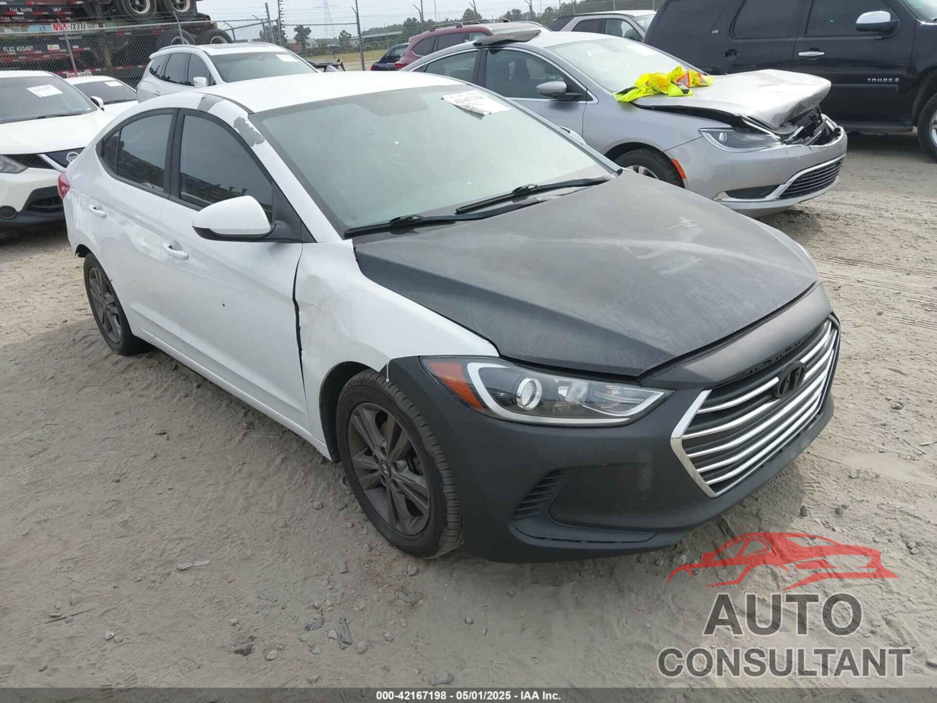 HYUNDAI ELANTRA 2018 - 5NPD84LF4JH237810