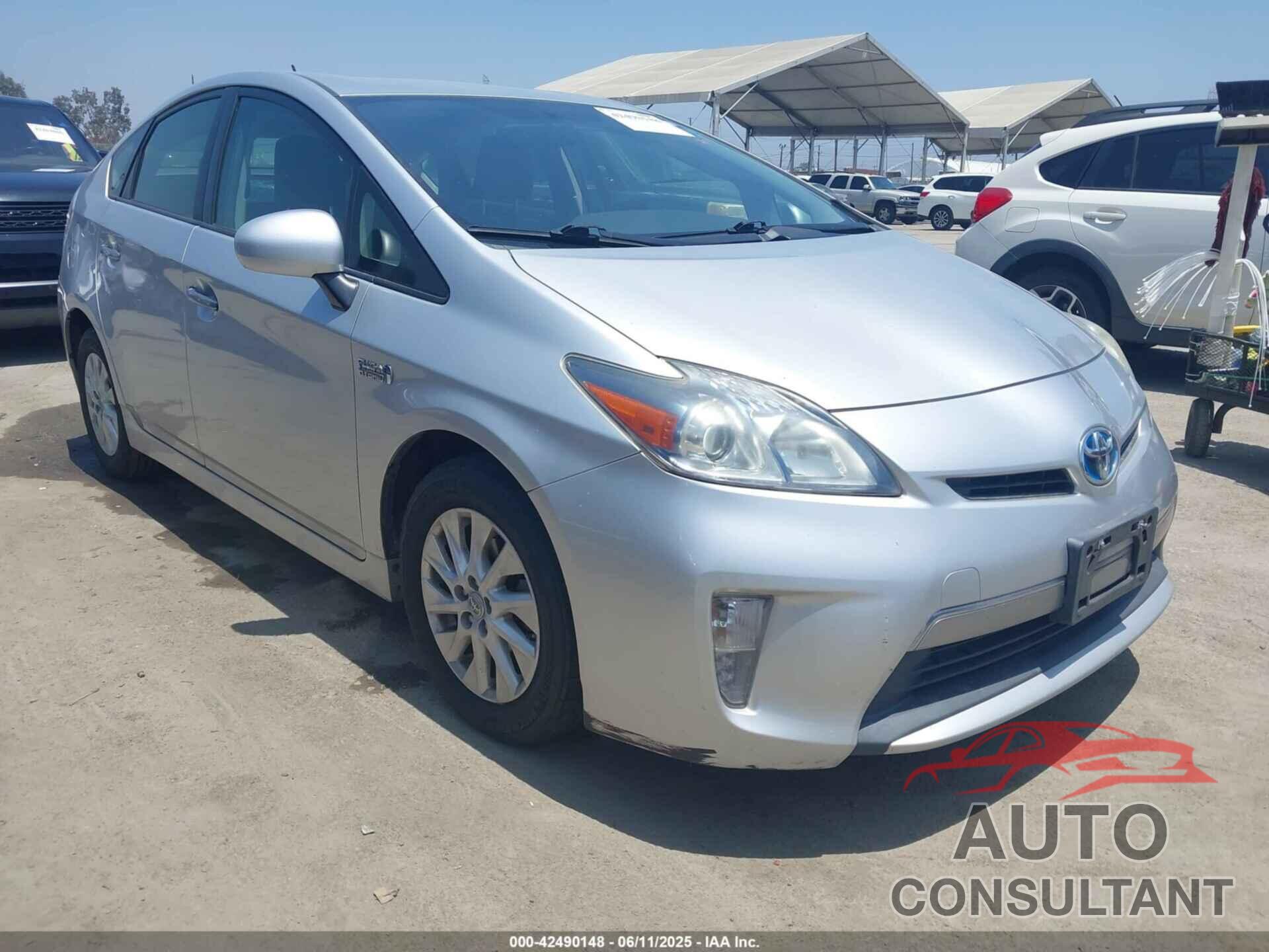 TOYOTA PRIUS PLUG-IN 2012 - JTDKN3DP6C3027919