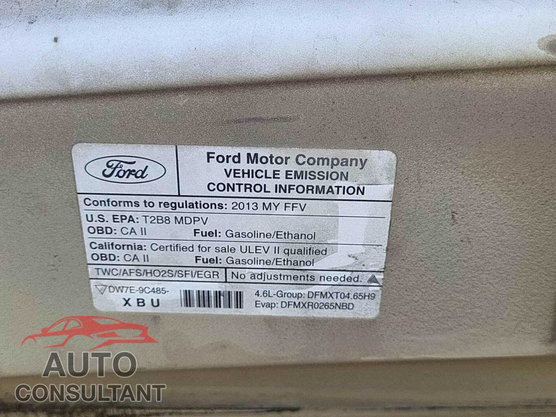 FORD ECONOLINE 2013 - 1FTNE1EW1DDA61995