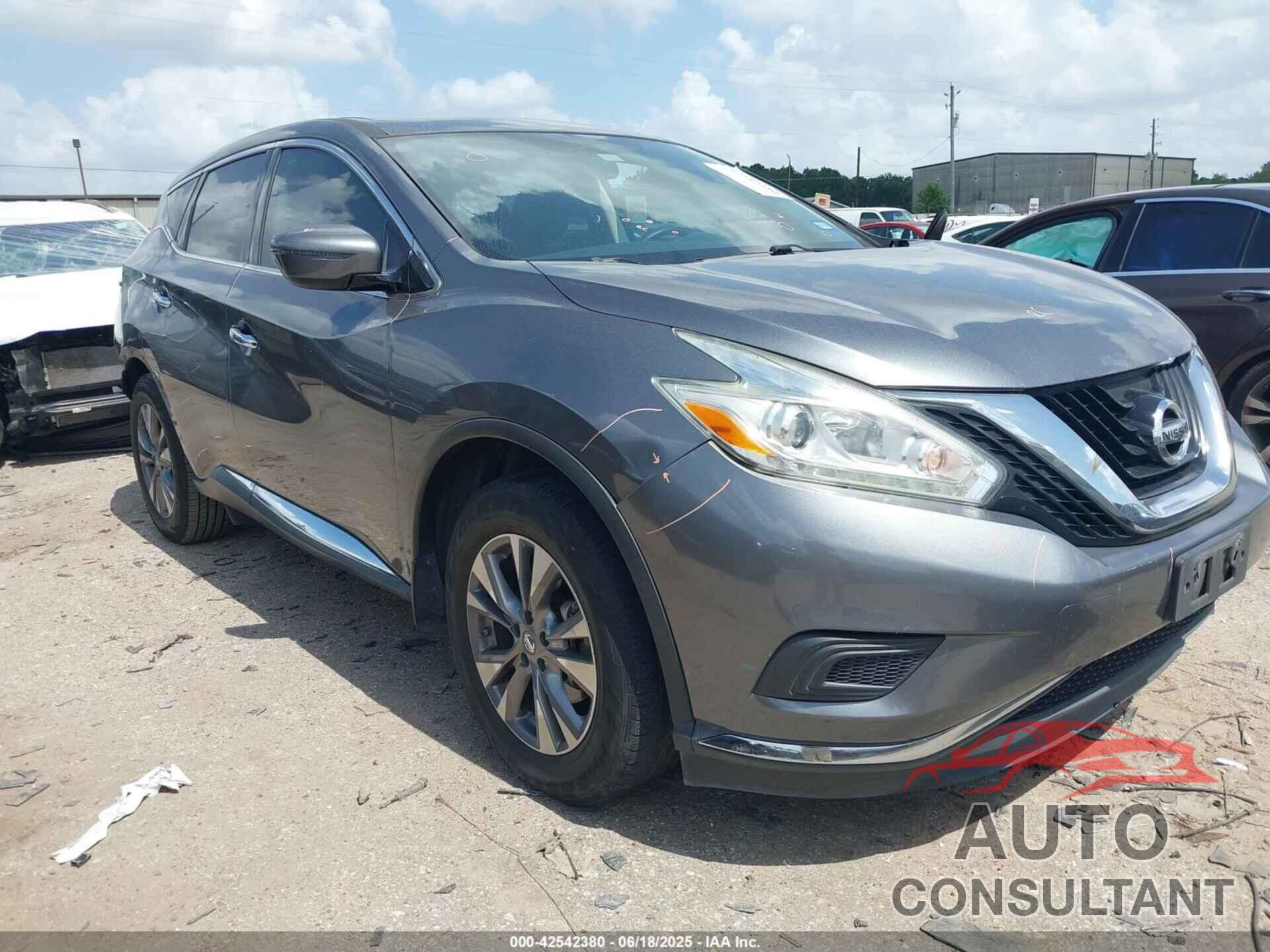 NISSAN MURANO 2016 - 5N1AZ2MG5GN159389