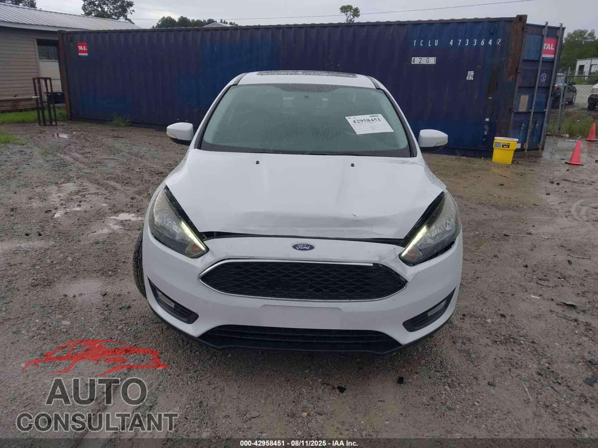 FORD FOCUS 2015 - 1FADP3F25FL201025