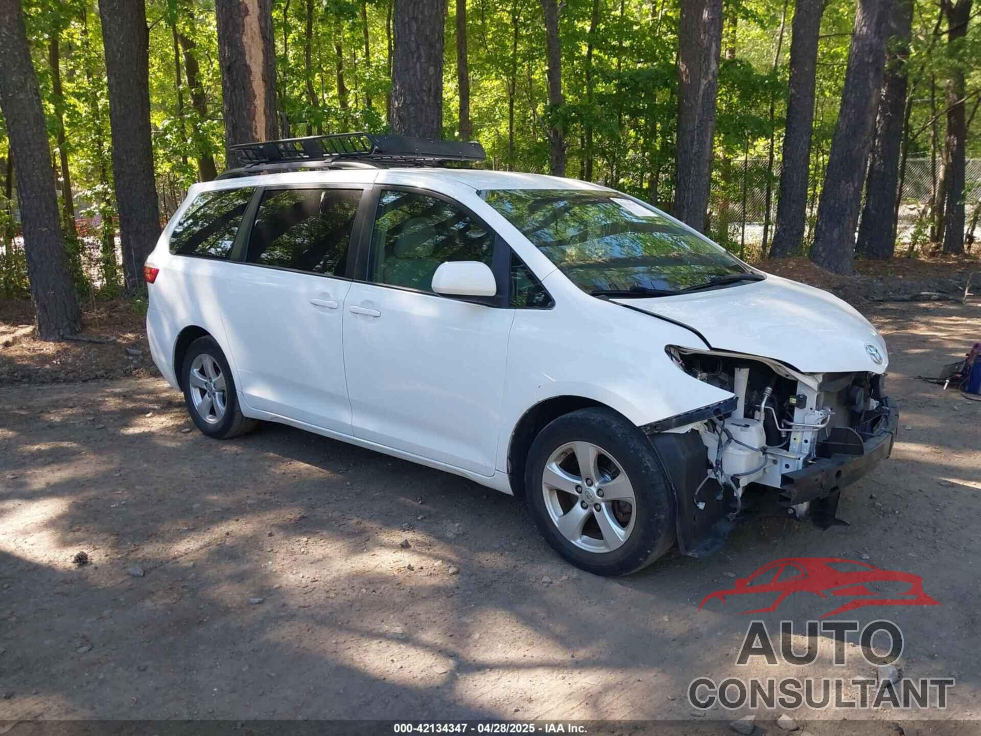 TOYOTA SIENNA 2016 - 5TDKK3DC4GS690593