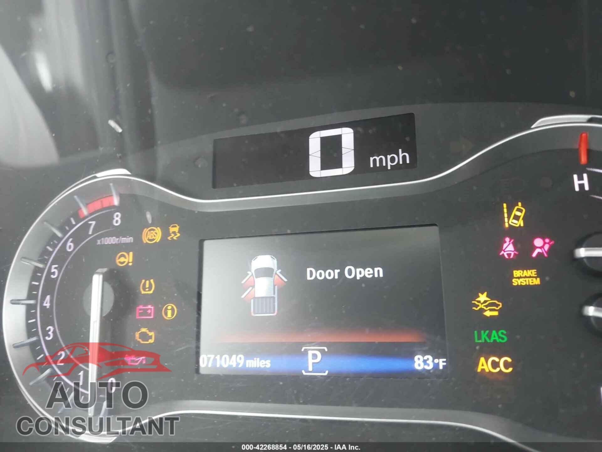HONDA RIDGELINE 2017 - 5FPYK3F77HB003274