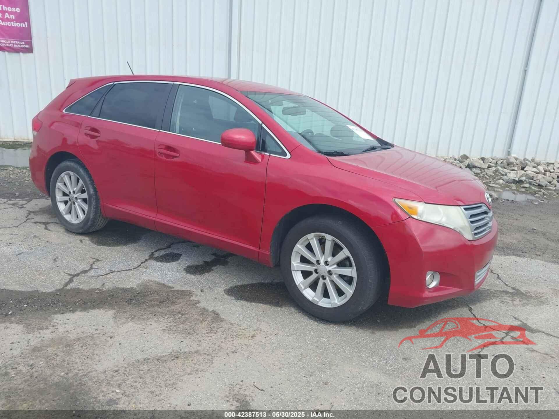 TOYOTA VENZA 2011 - 4T3ZA3BB0BU051825