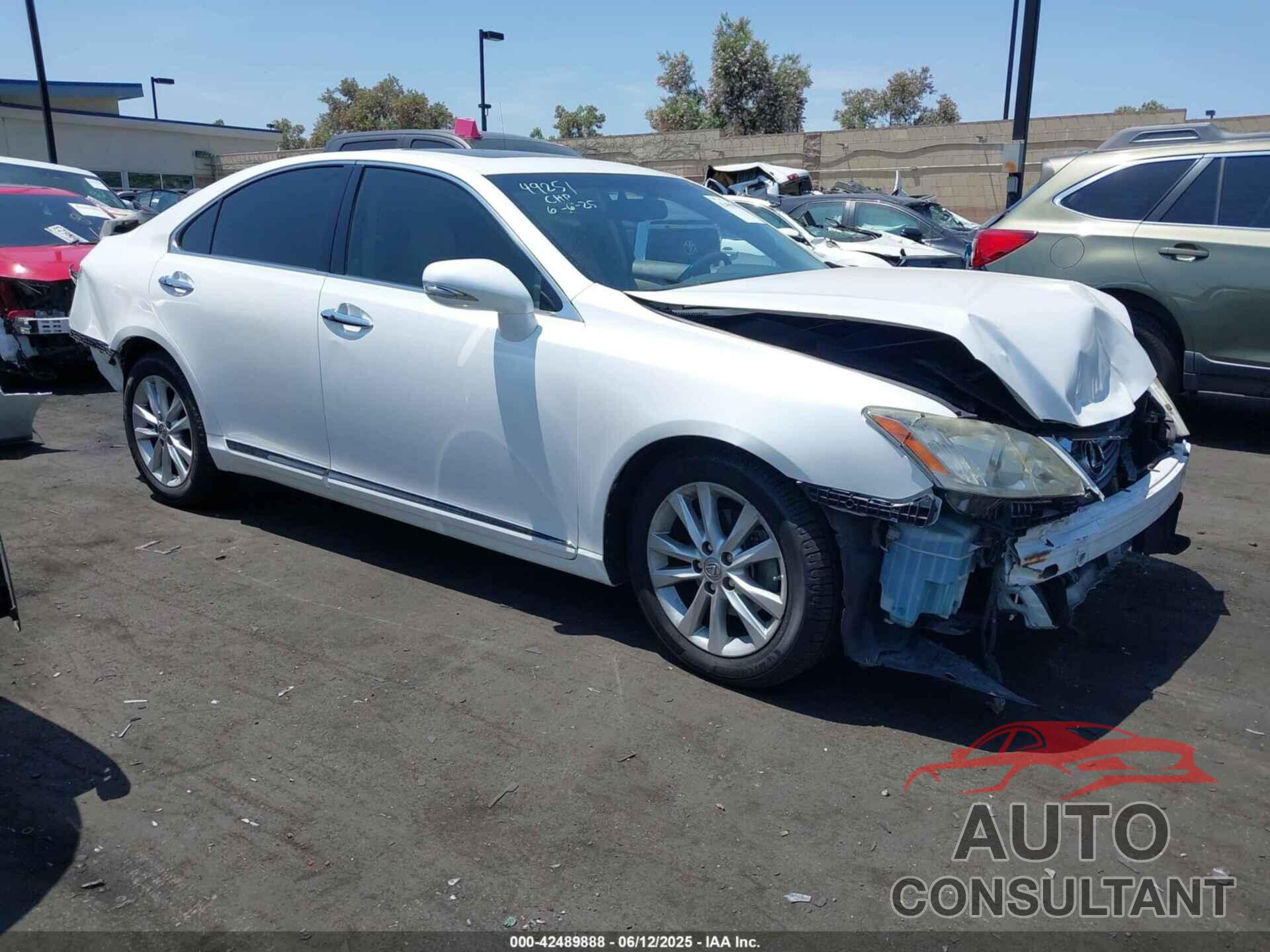 LEXUS ES 350 2010 - JTHBK1EG5A2381850