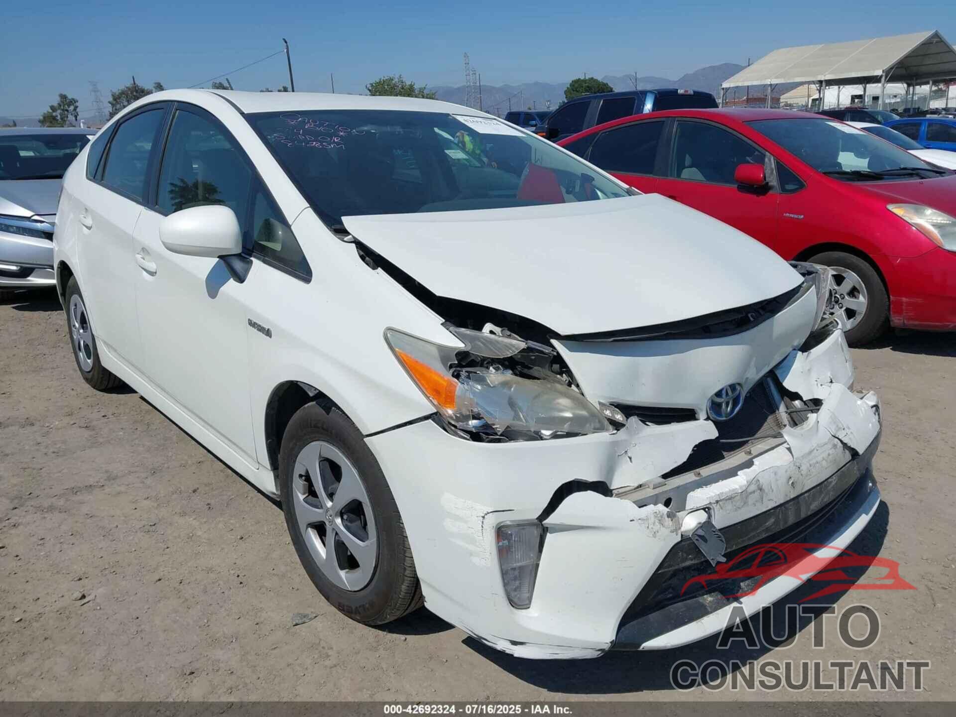 TOYOTA PRIUS 2013 - JTDKN3DU2D1718500