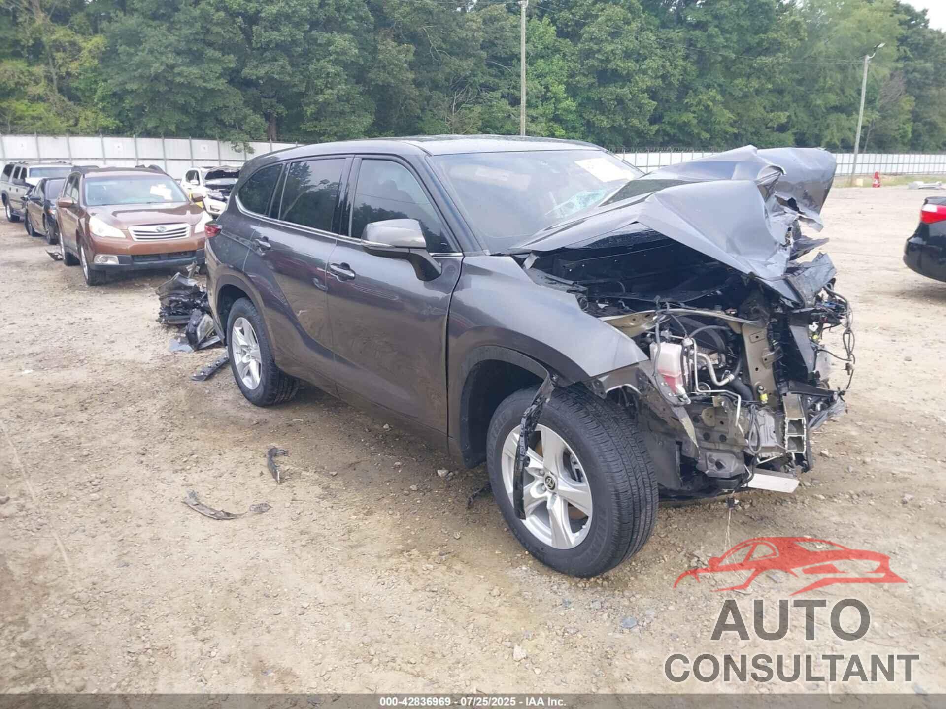 TOYOTA HIGHLANDER 2021 - 5TDCZRAH4MS052178