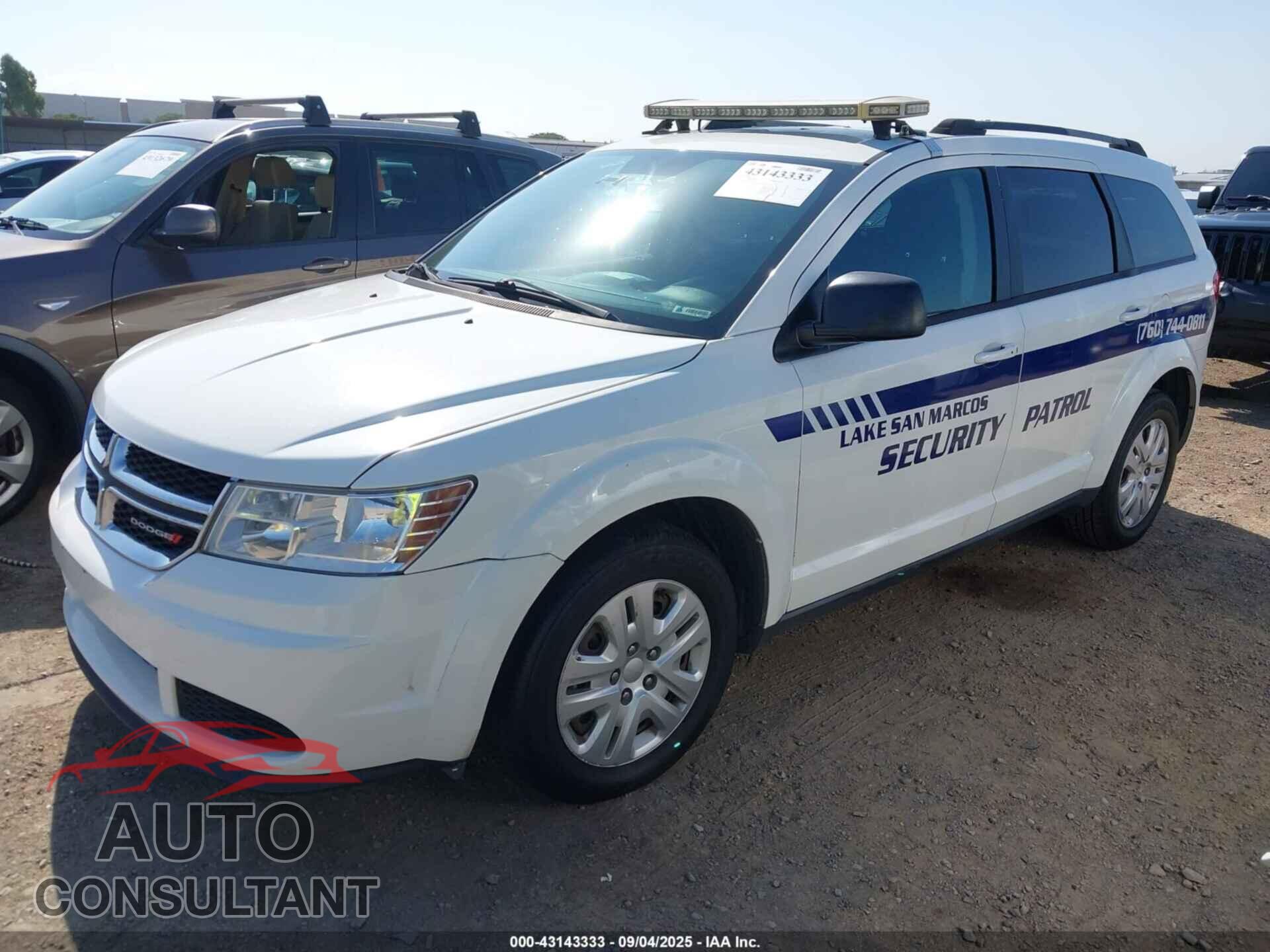 DODGE JOURNEY 2017 - 3C4PDCAB6HT676598