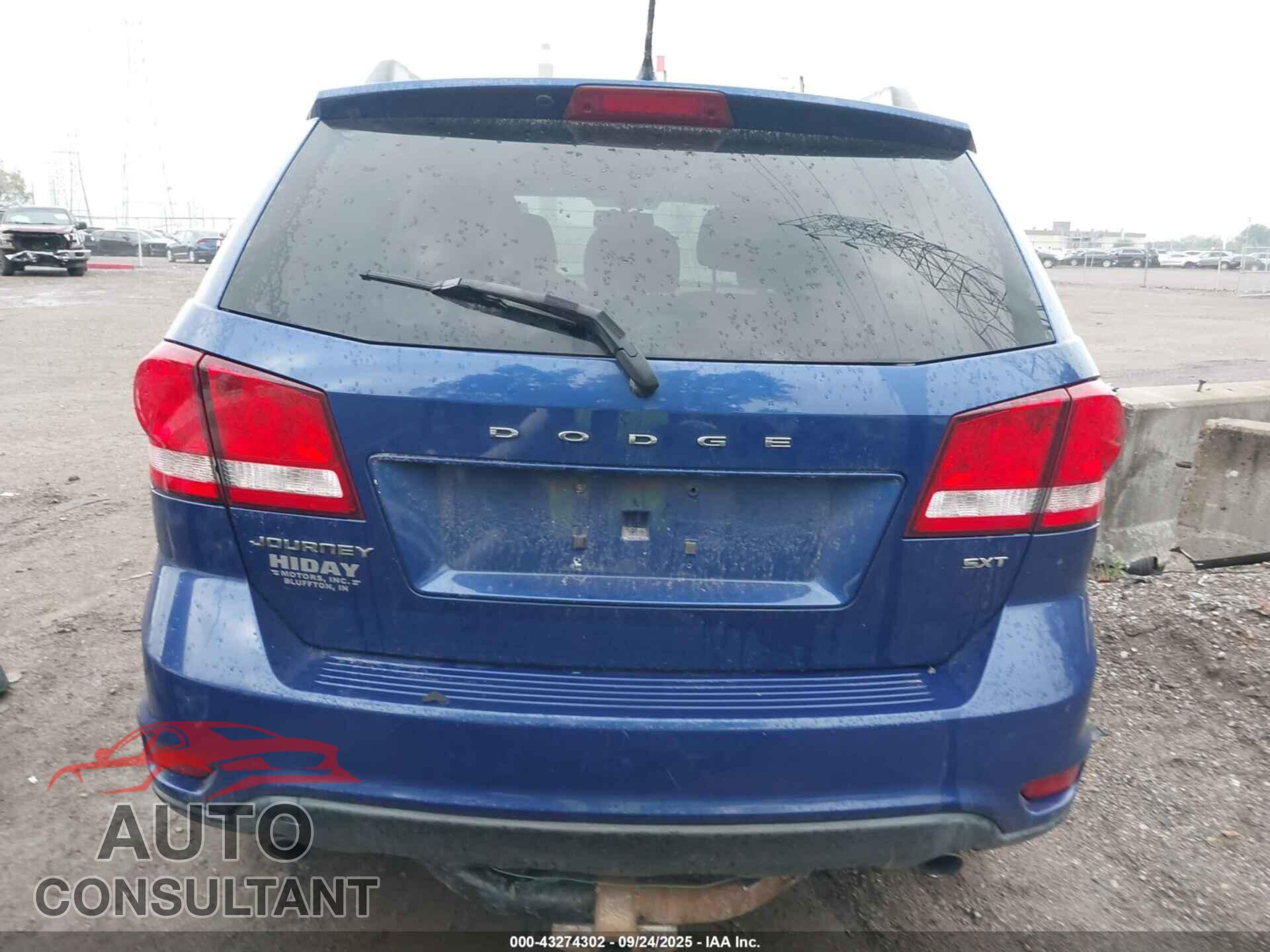DODGE JOURNEY 2012 - 3C4PDCBG3CT369070