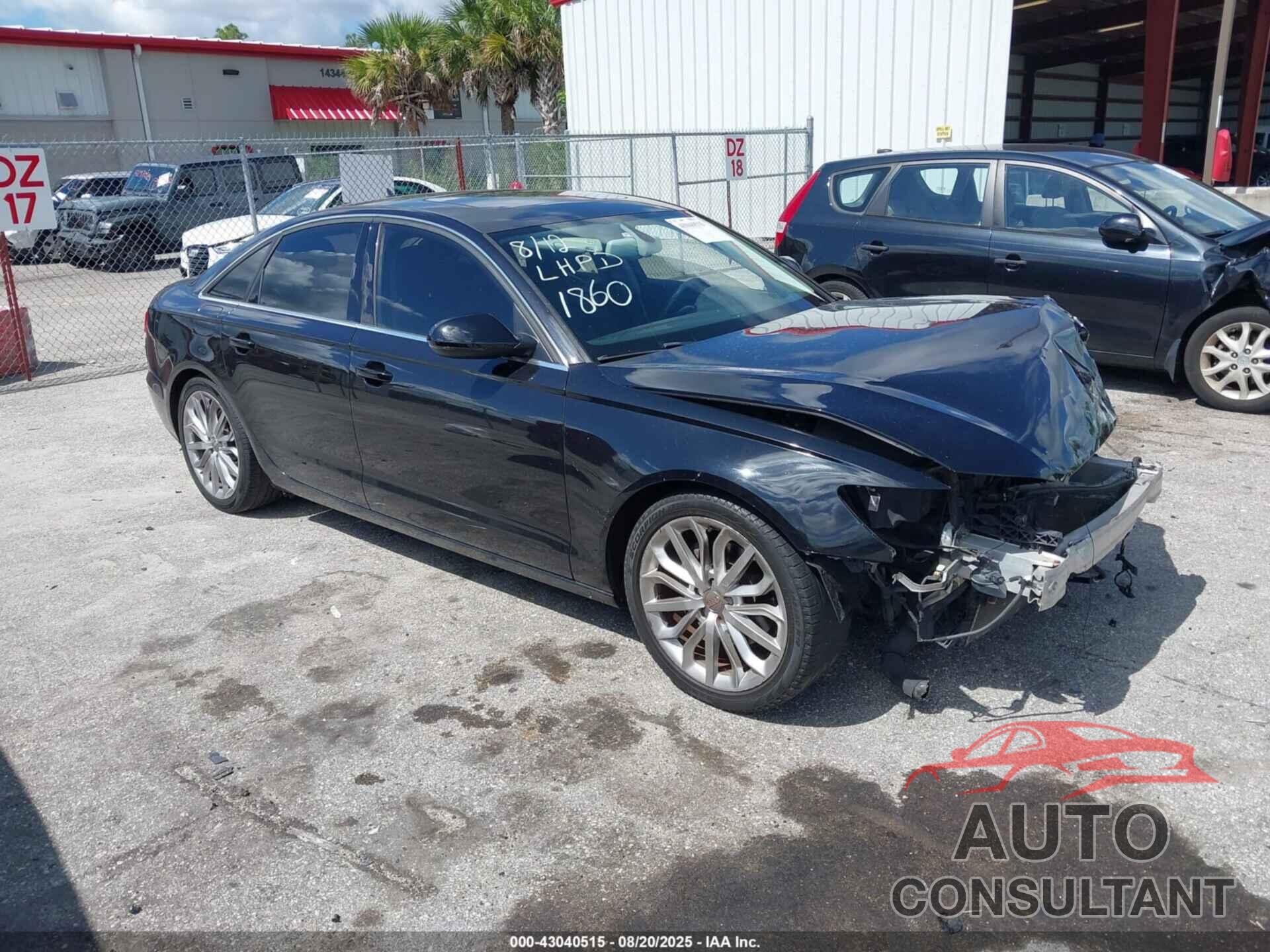 AUDI A6 2012 - WAUDFAFC7CN131860