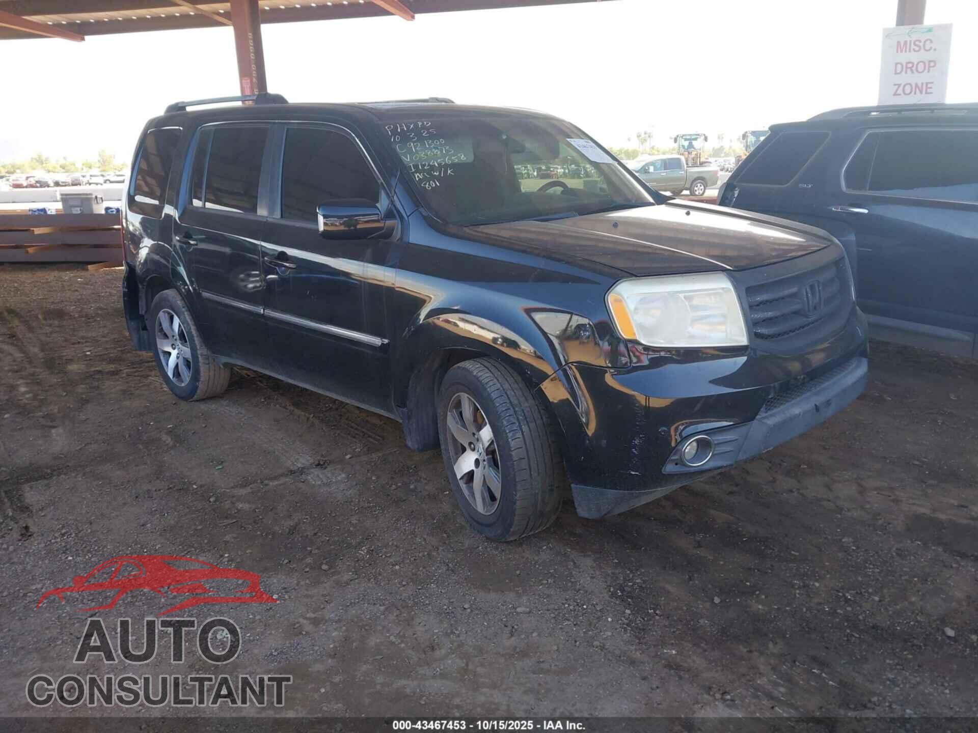 HONDA PILOT 2014 - 5FNYF4H9XEB038873