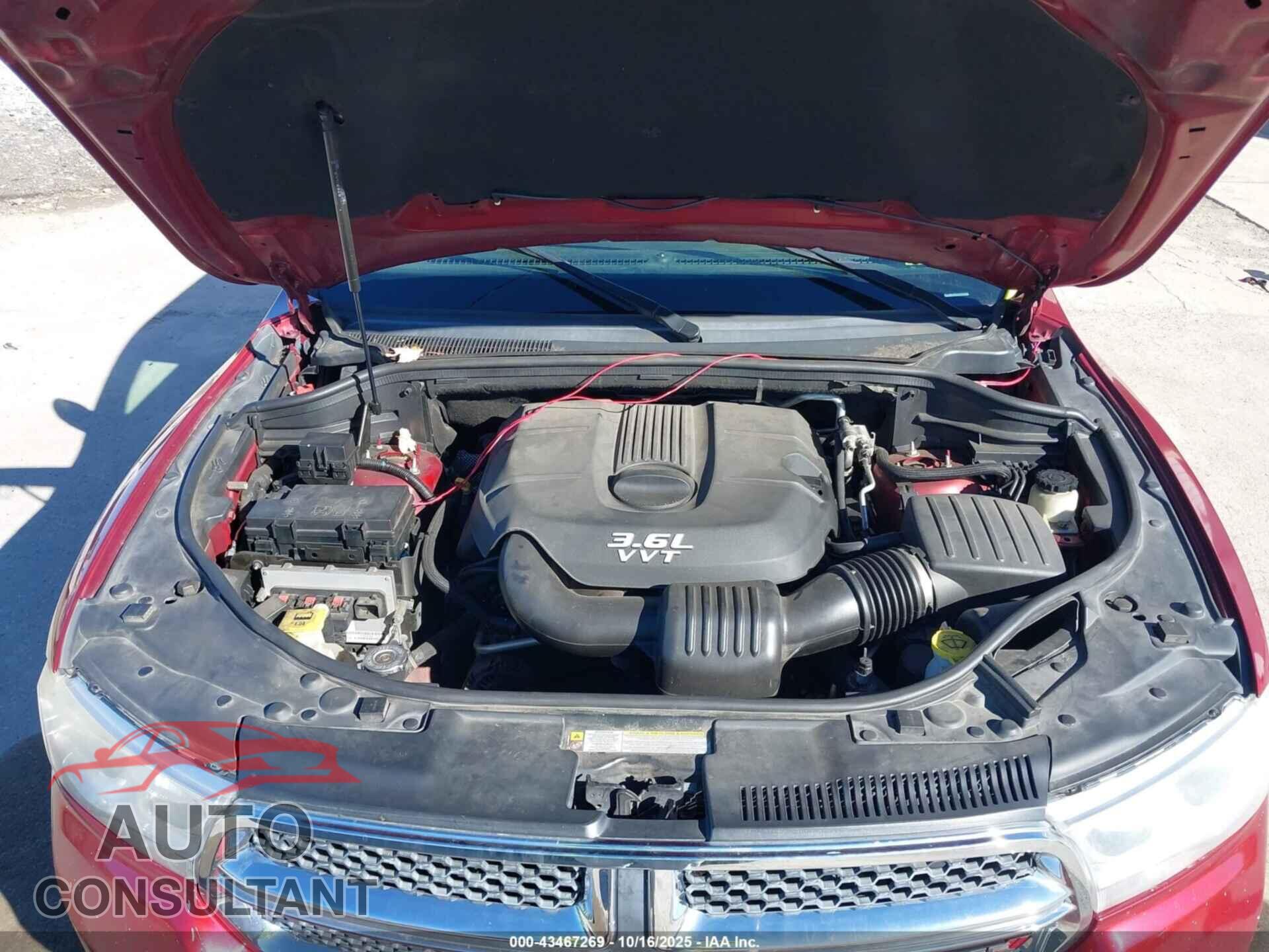 DODGE DURANGO 2013 - 1C4RDJAG4DC608637