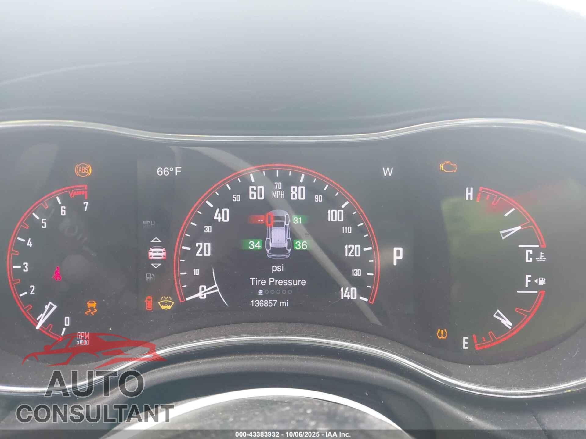 DODGE DURANGO 2015 - 1C4RDHAG4FC147287