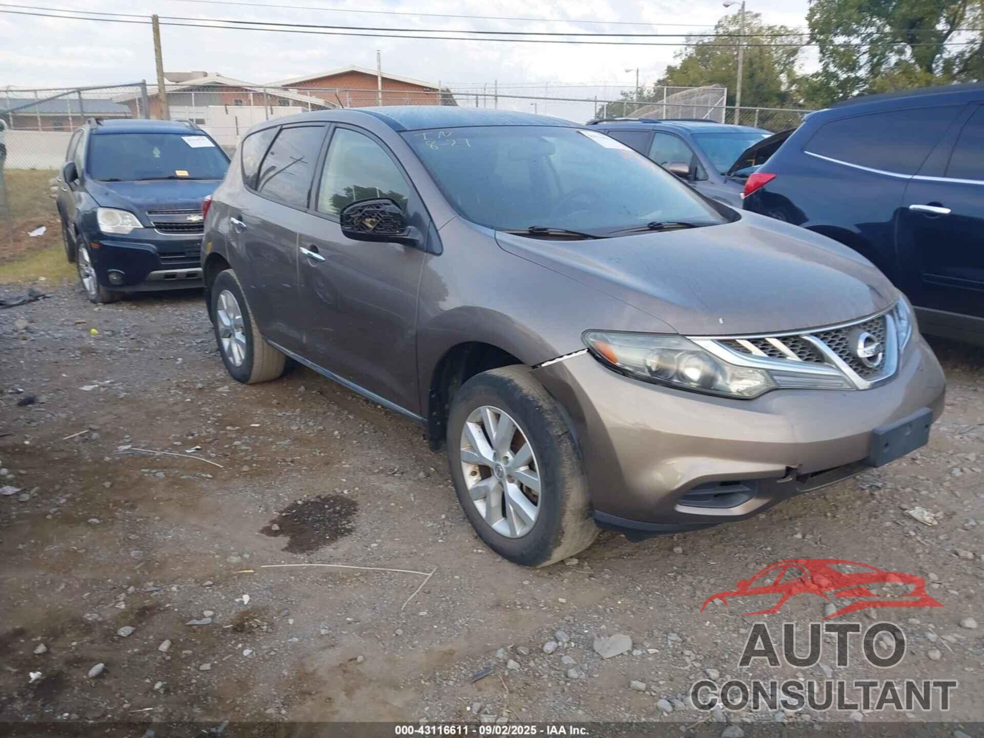 NISSAN MURANO 2012 - JN8AZ1MUXCW115207