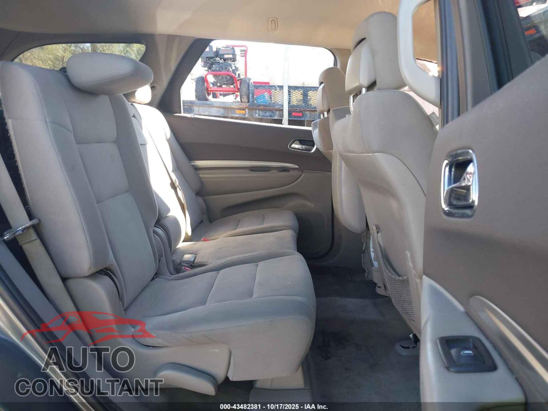 DODGE DURANGO 2011 - 1D4RE2GG0BC733712