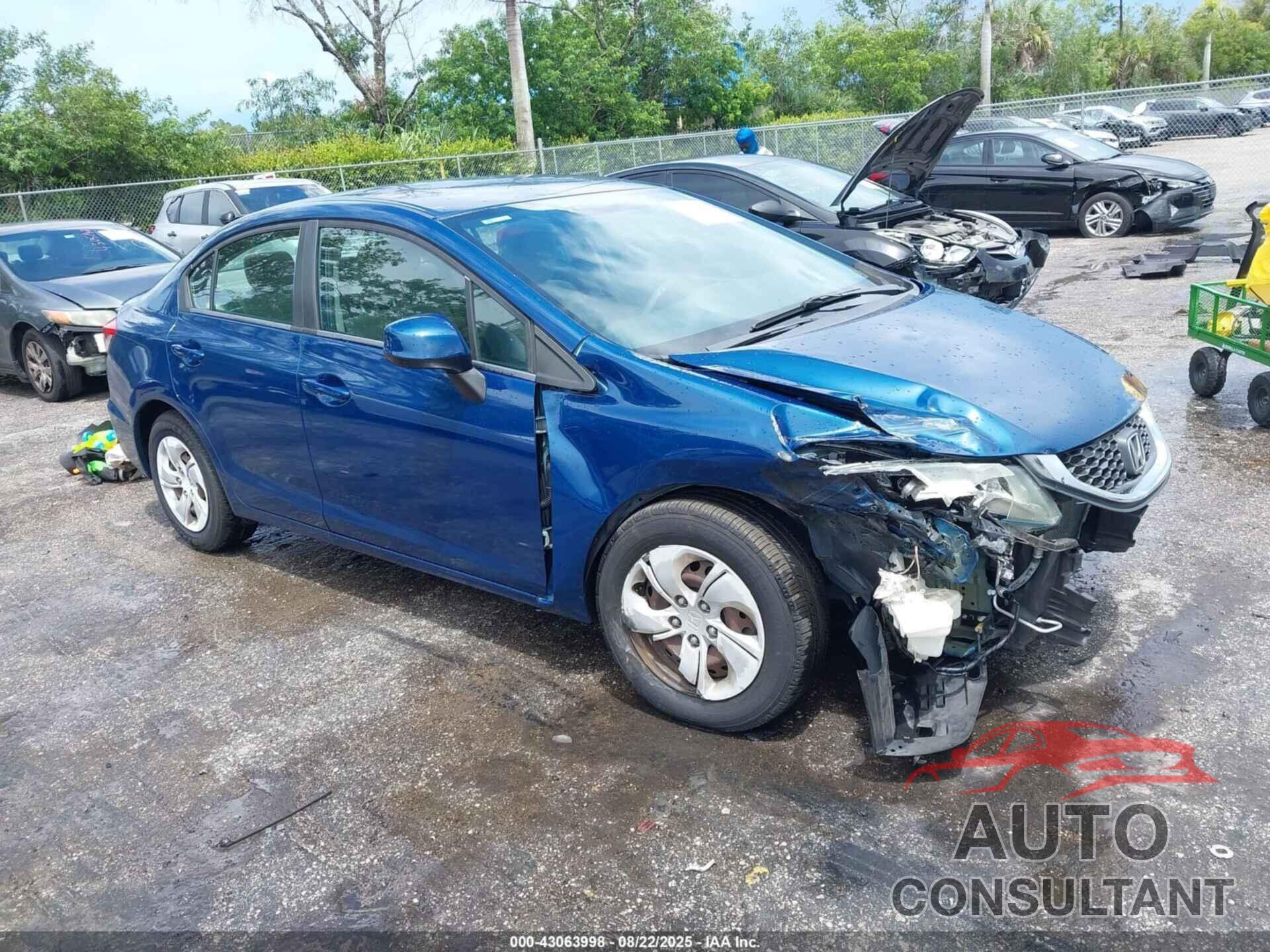 HONDA CIVIC 2013 - 19XFB2F52DE081146