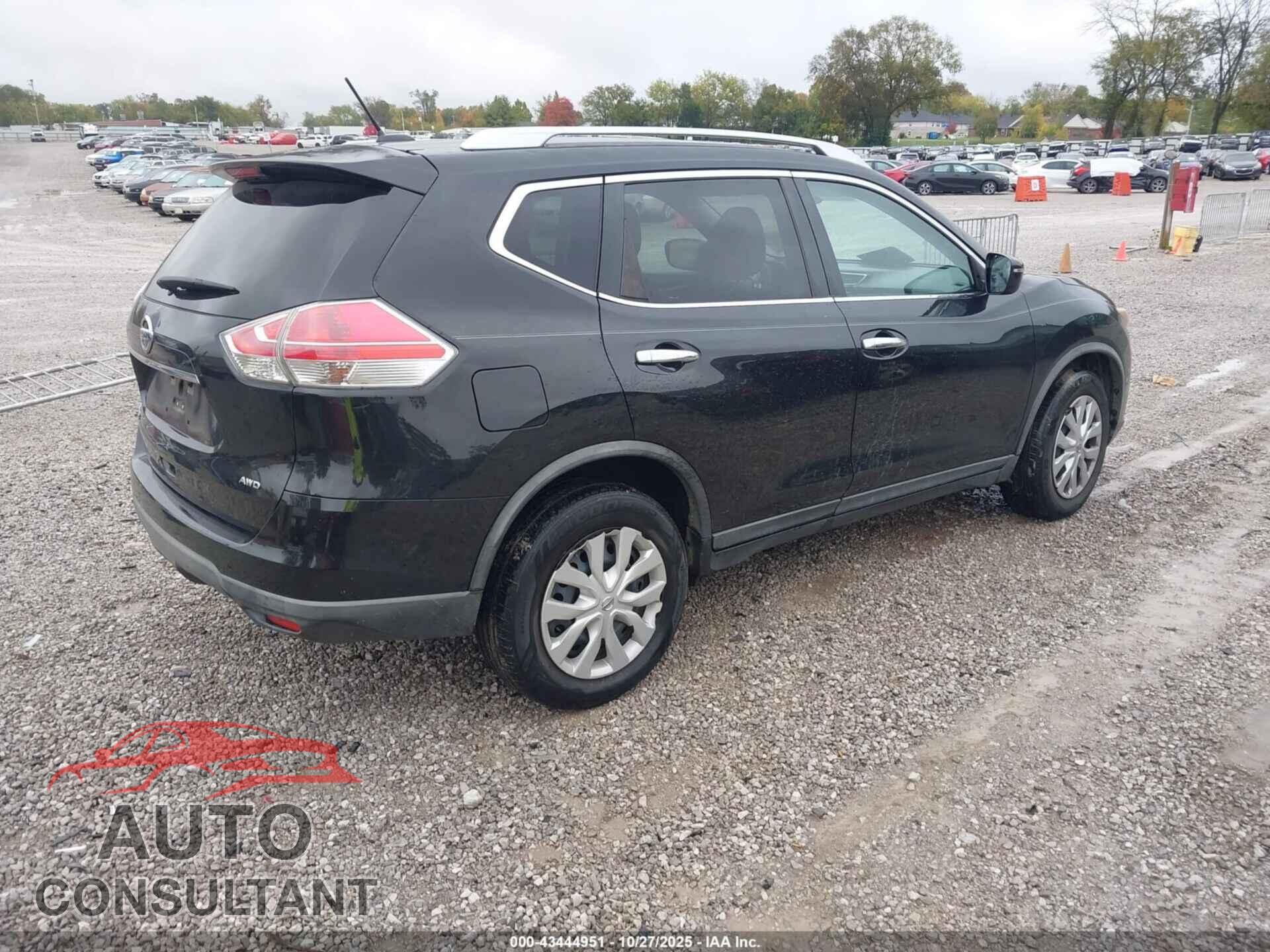 NISSAN ROGUE 2016 - KNMAT2MVXGP672193