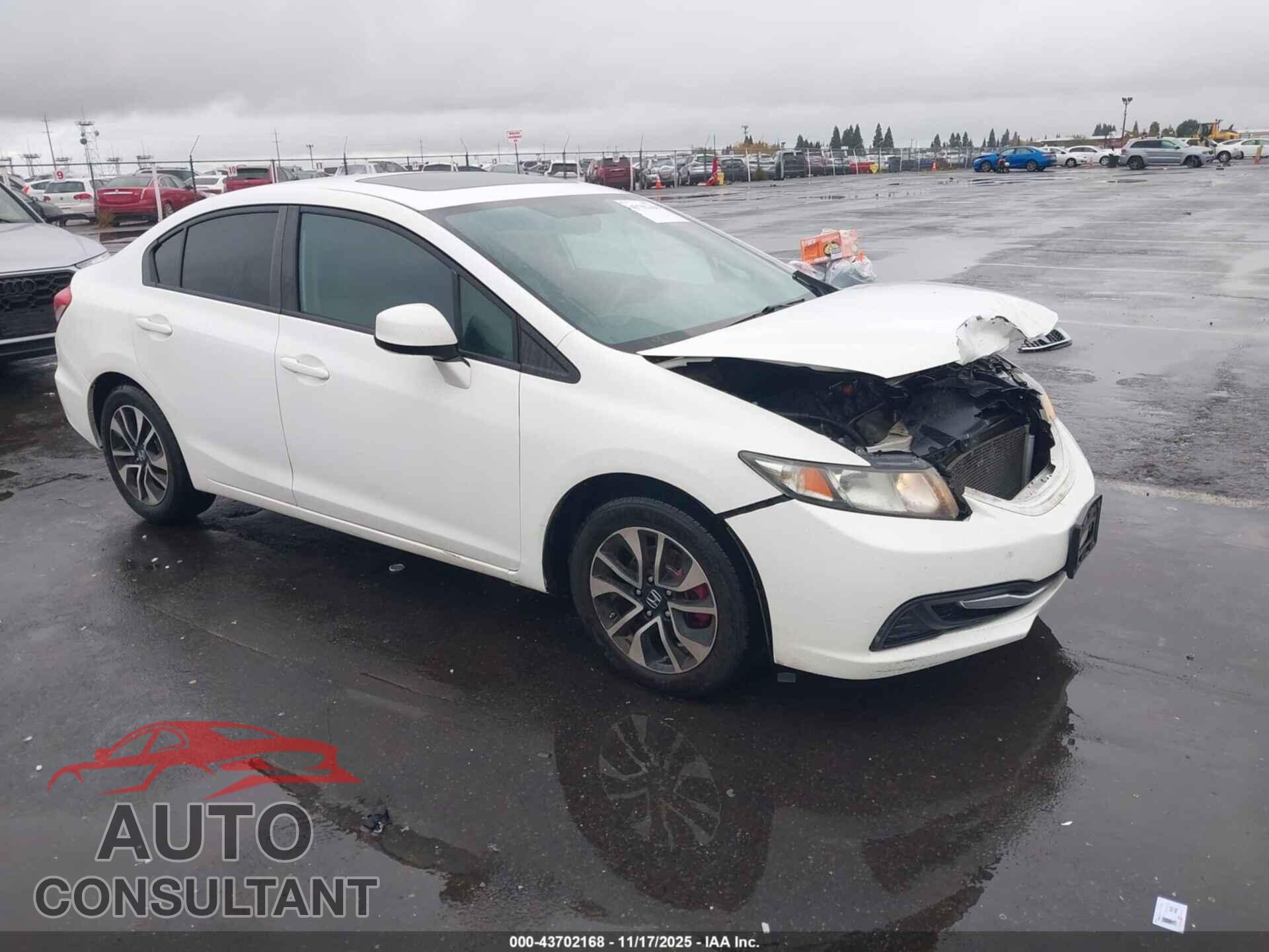HONDA CIVIC 2013 - 19XFB2F82DE273631