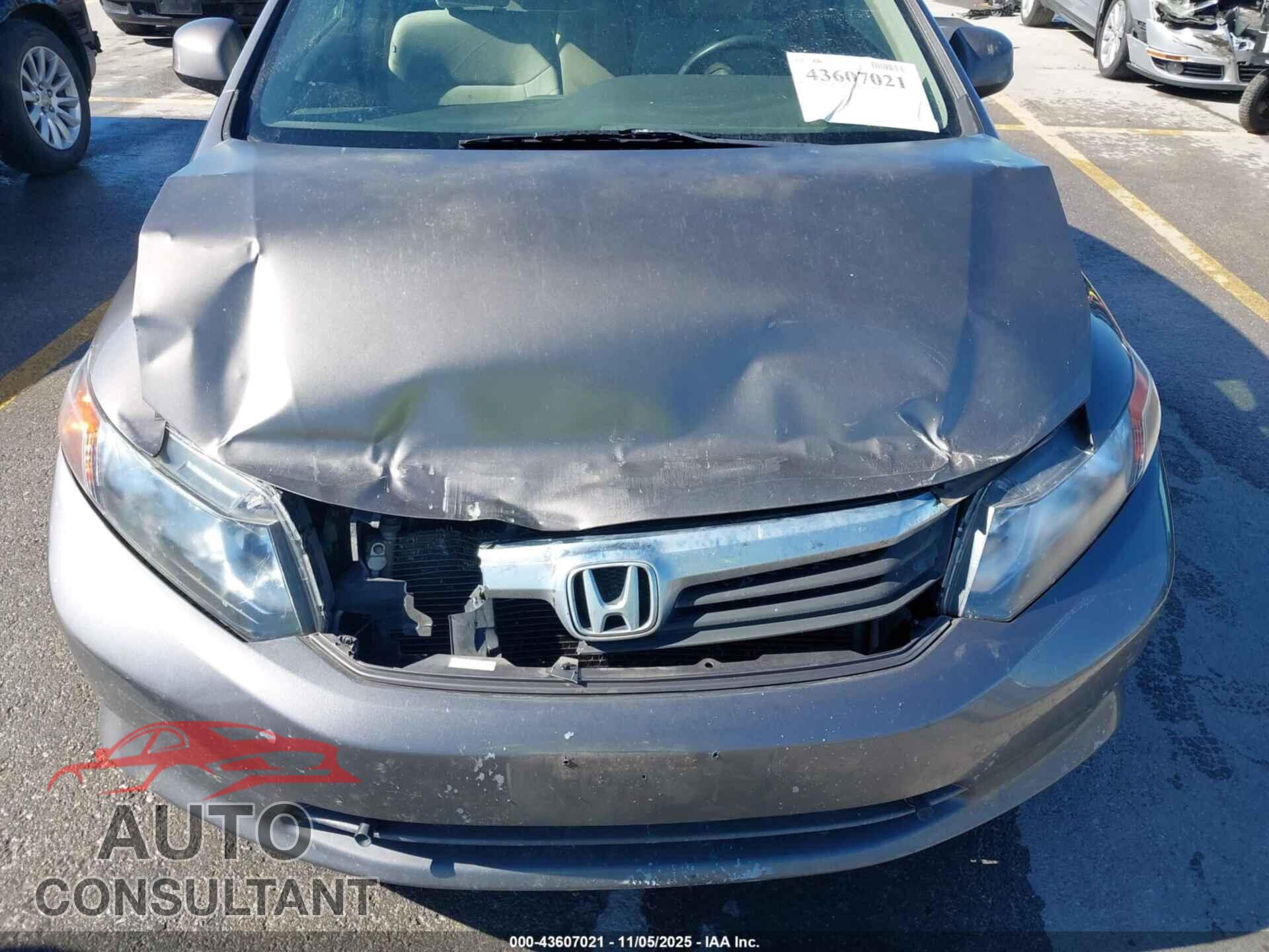 HONDA CIVIC 2012 - JHMFB2F50CS003443