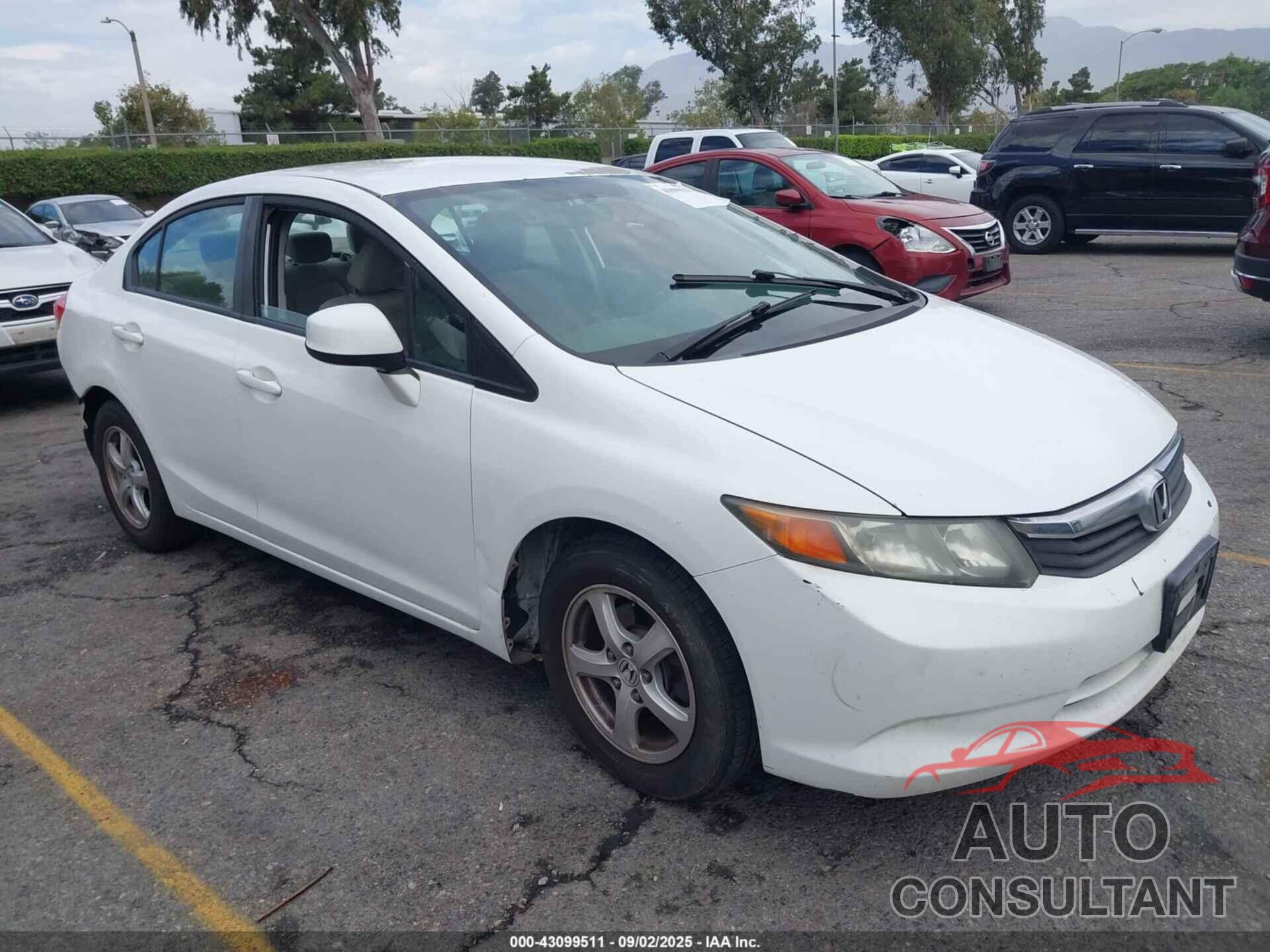 HONDA CIVIC 2012 - 19XFB5F58CE001493