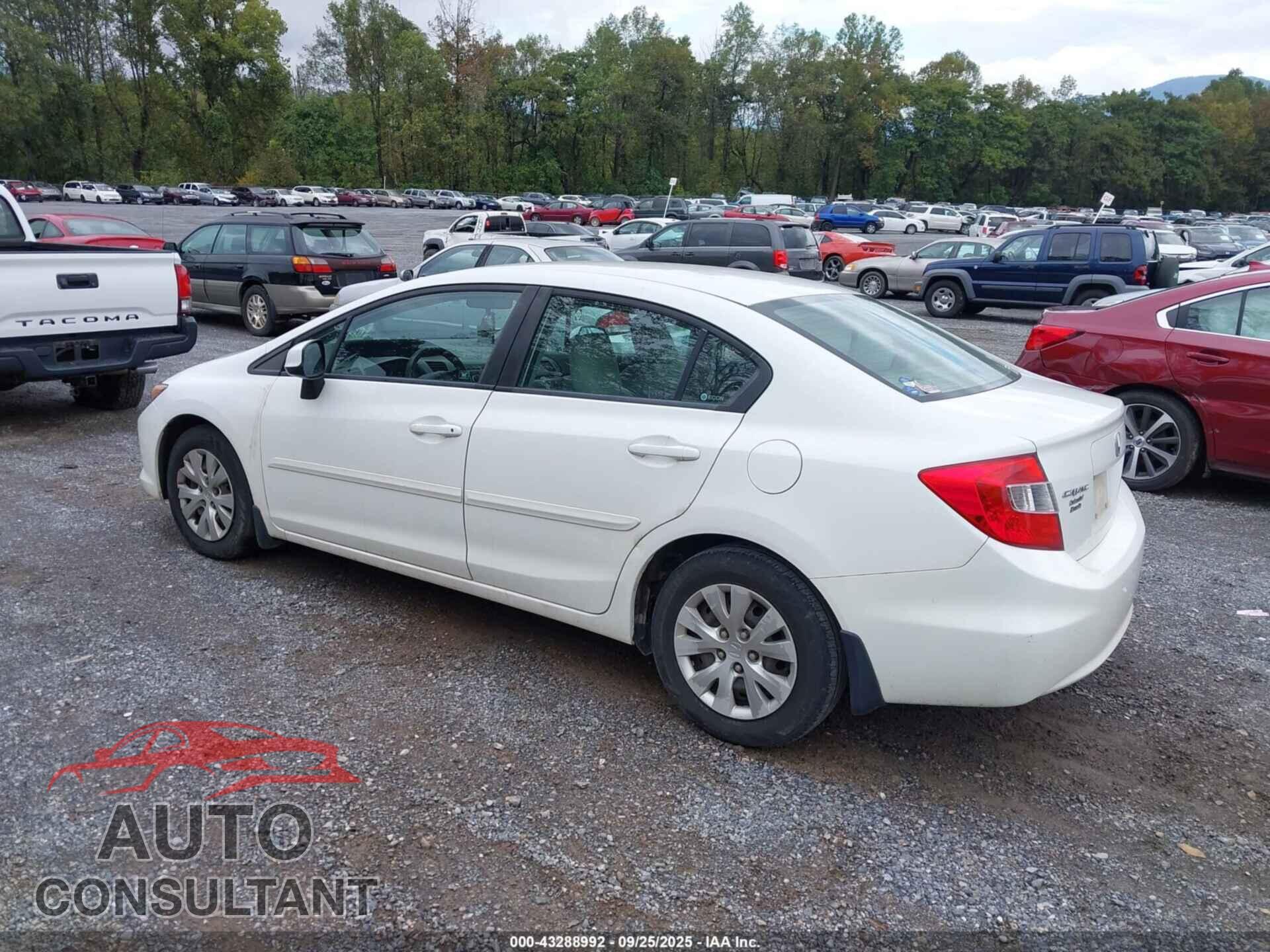 HONDA CIVIC 2012 - 19XFB2F53CE107400