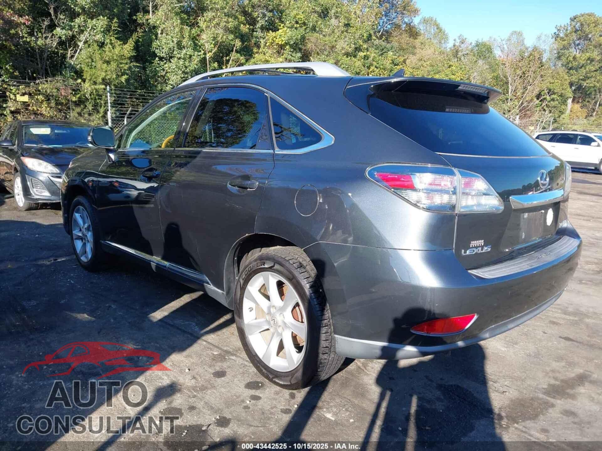 LEXUS RX 350 2010 - 2T2BK1BA8AC061663