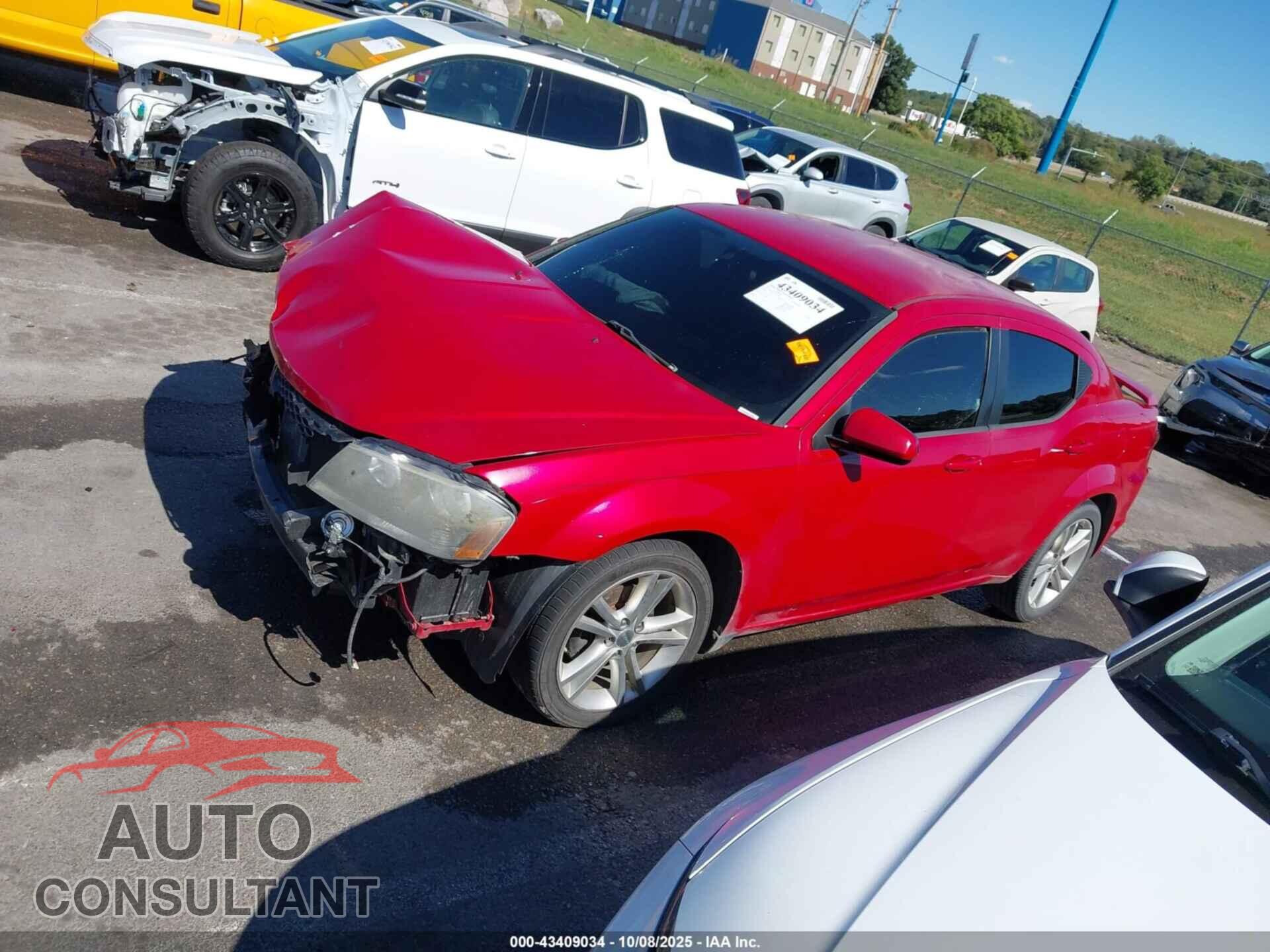 DODGE AVENGER 2014 - 1C3CDZCB2EN218006