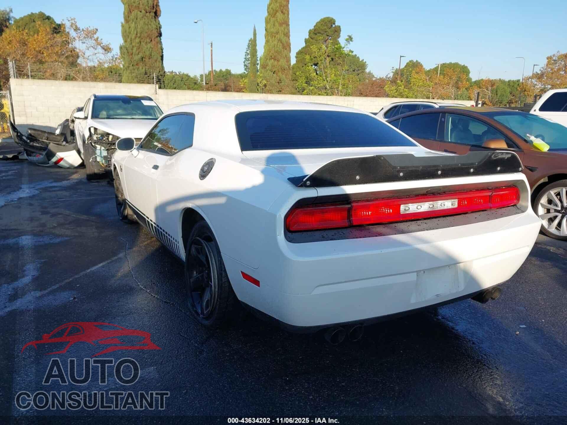 DODGE CHALLENGER 2013 - 2C3CDYAG8DH582012