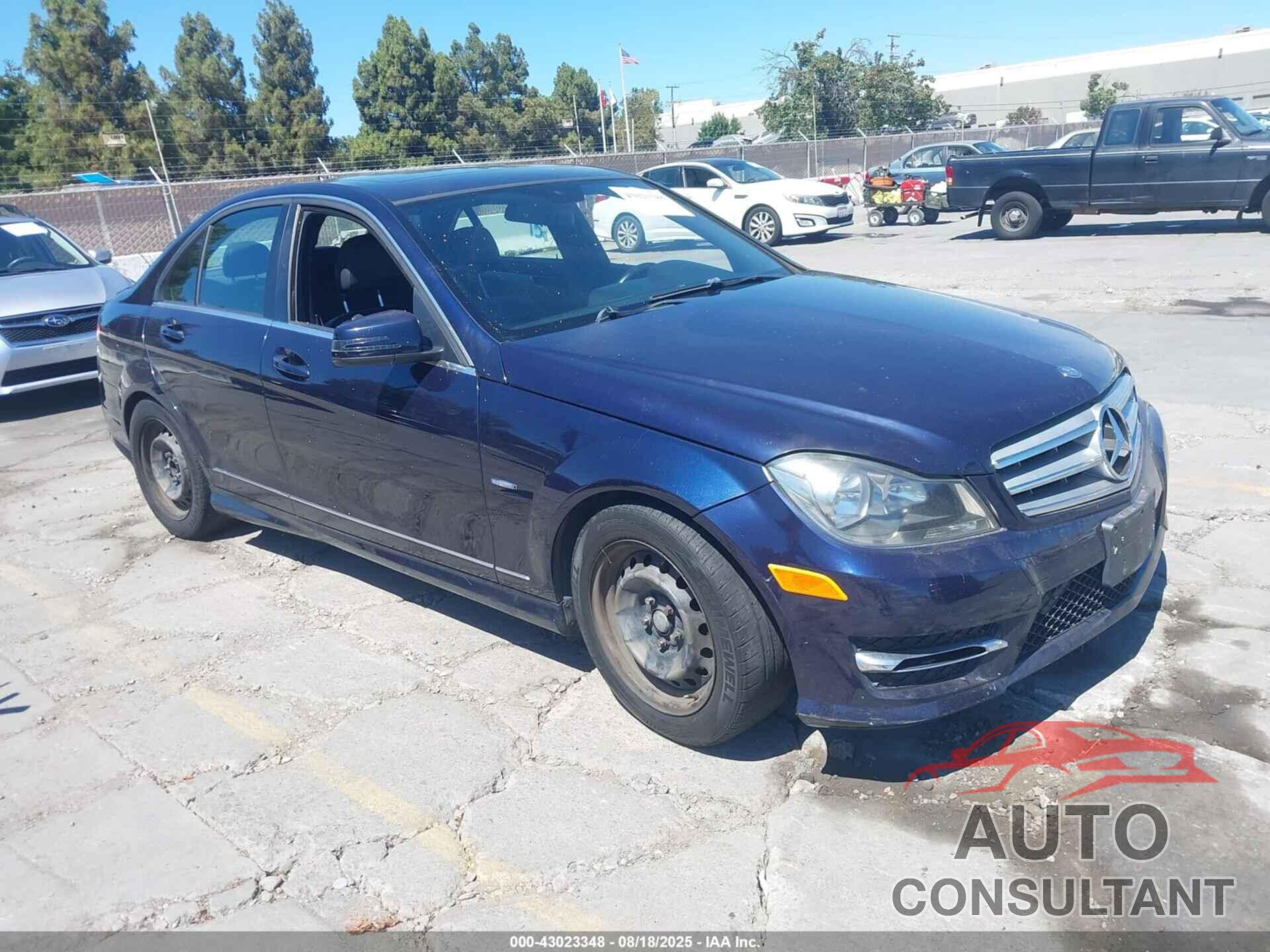 MERCEDES-BENZ C 250 2012 - WDDGF4HB6CA646190