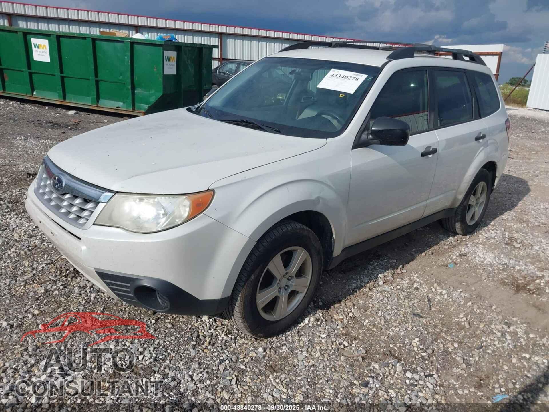 SUBARU FORESTER 2012 - JF2SHBBC1CH408227