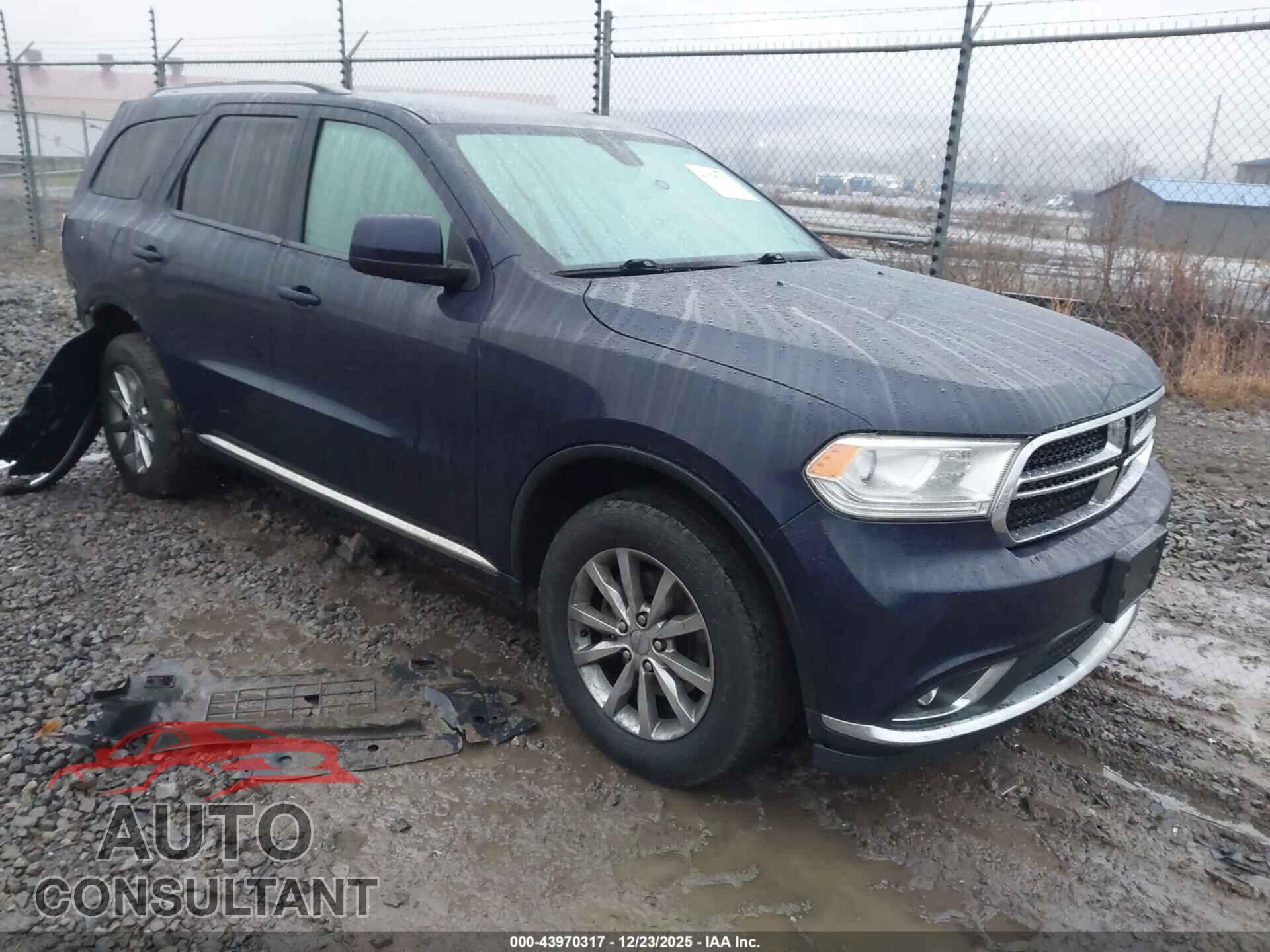 DODGE DURANGO 2017 - 1C4RDJAG3HC871417