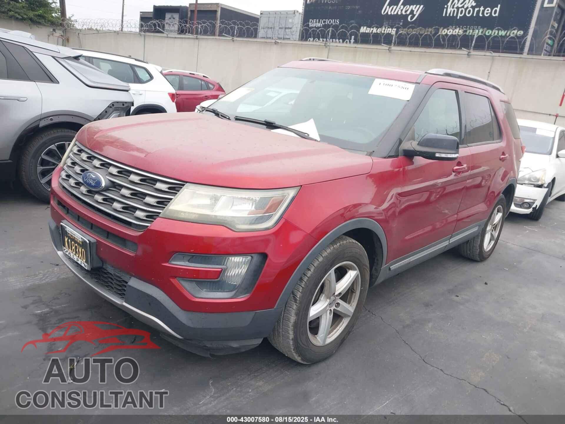 FORD EXPLORER 2016 - 1FM5K8D85GGA97885