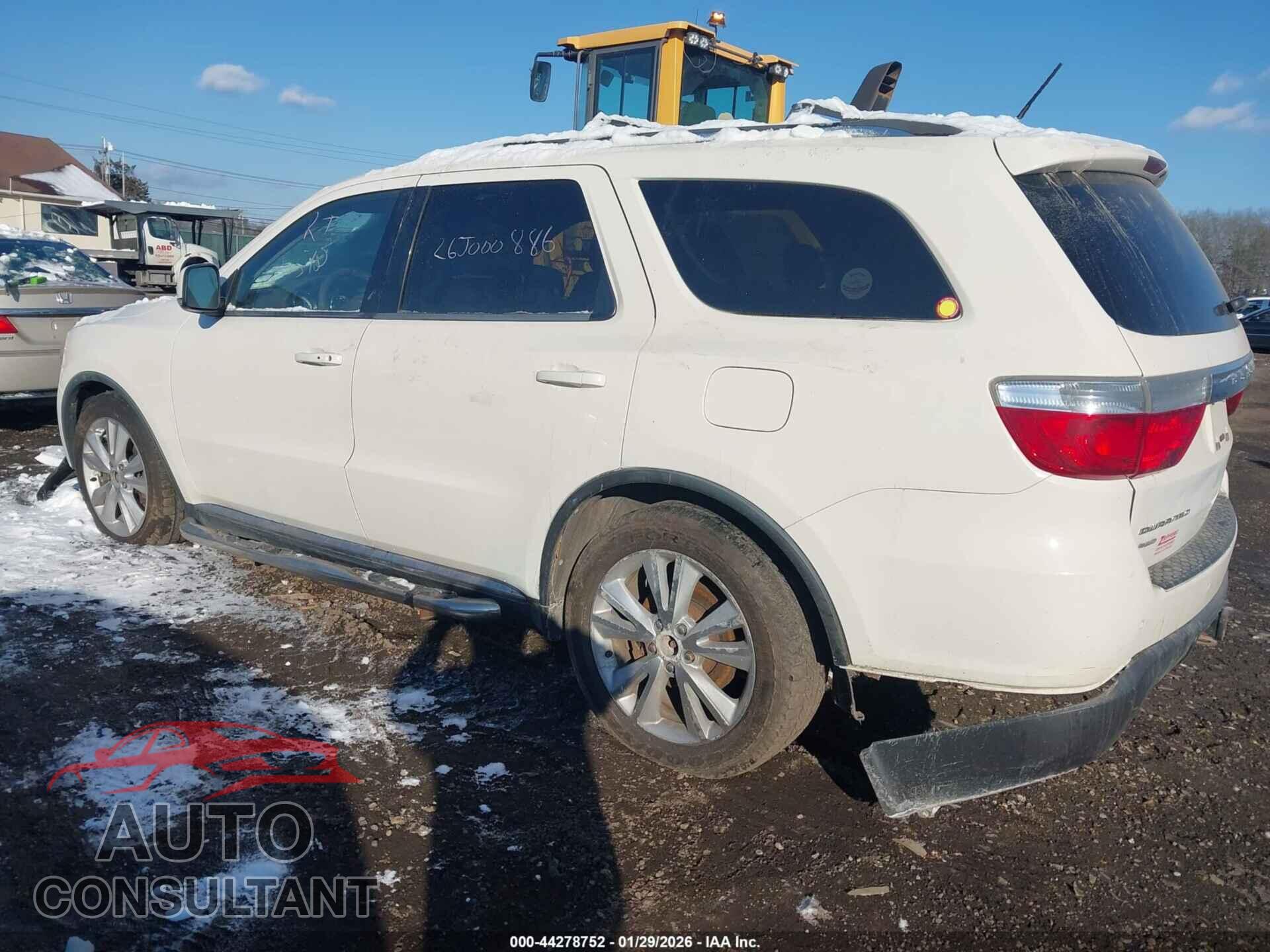 DODGE DURANGO 2012 - 1C4SDJDT9CC153664