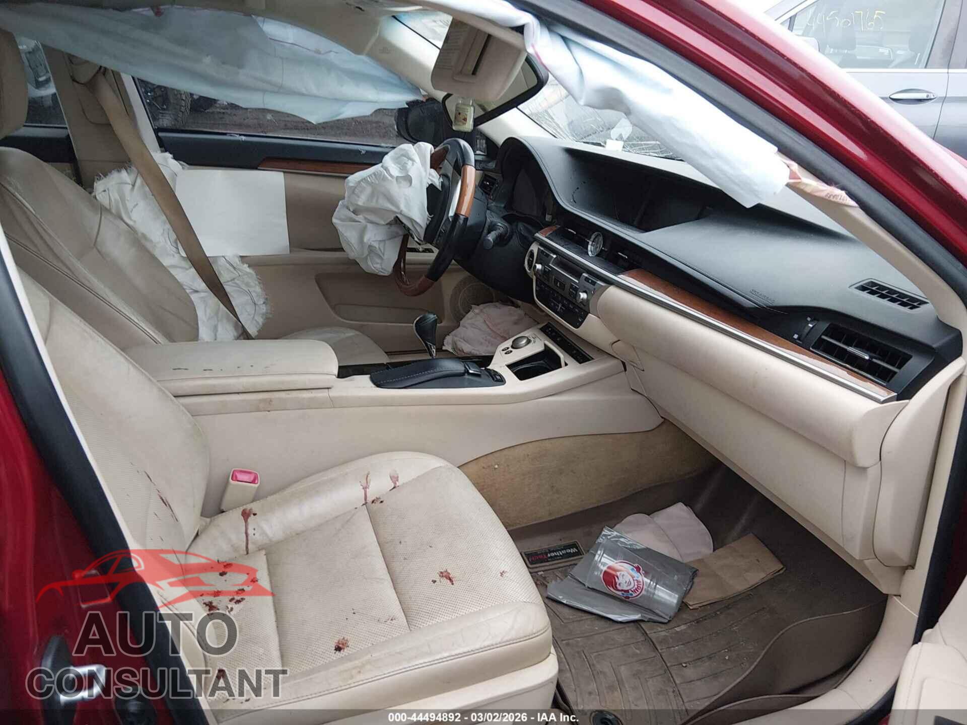 LEXUS ES 300H 2014 - JTHBW1GG2E2062090