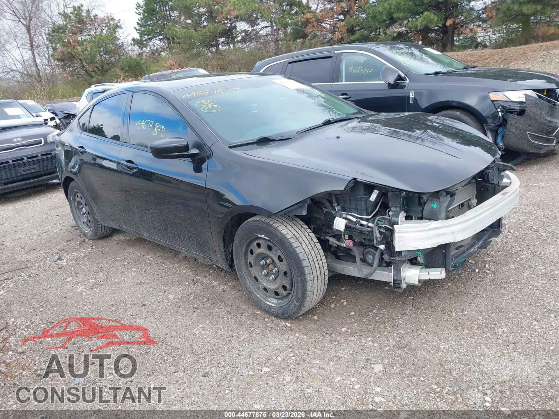DODGE DART 2015 - 1C3CDFAA8FD253178