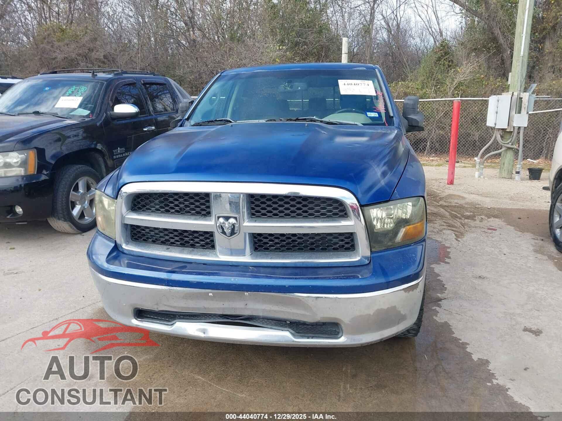 DODGE RAM 1500 2009 - 1D3HB13P79S756624