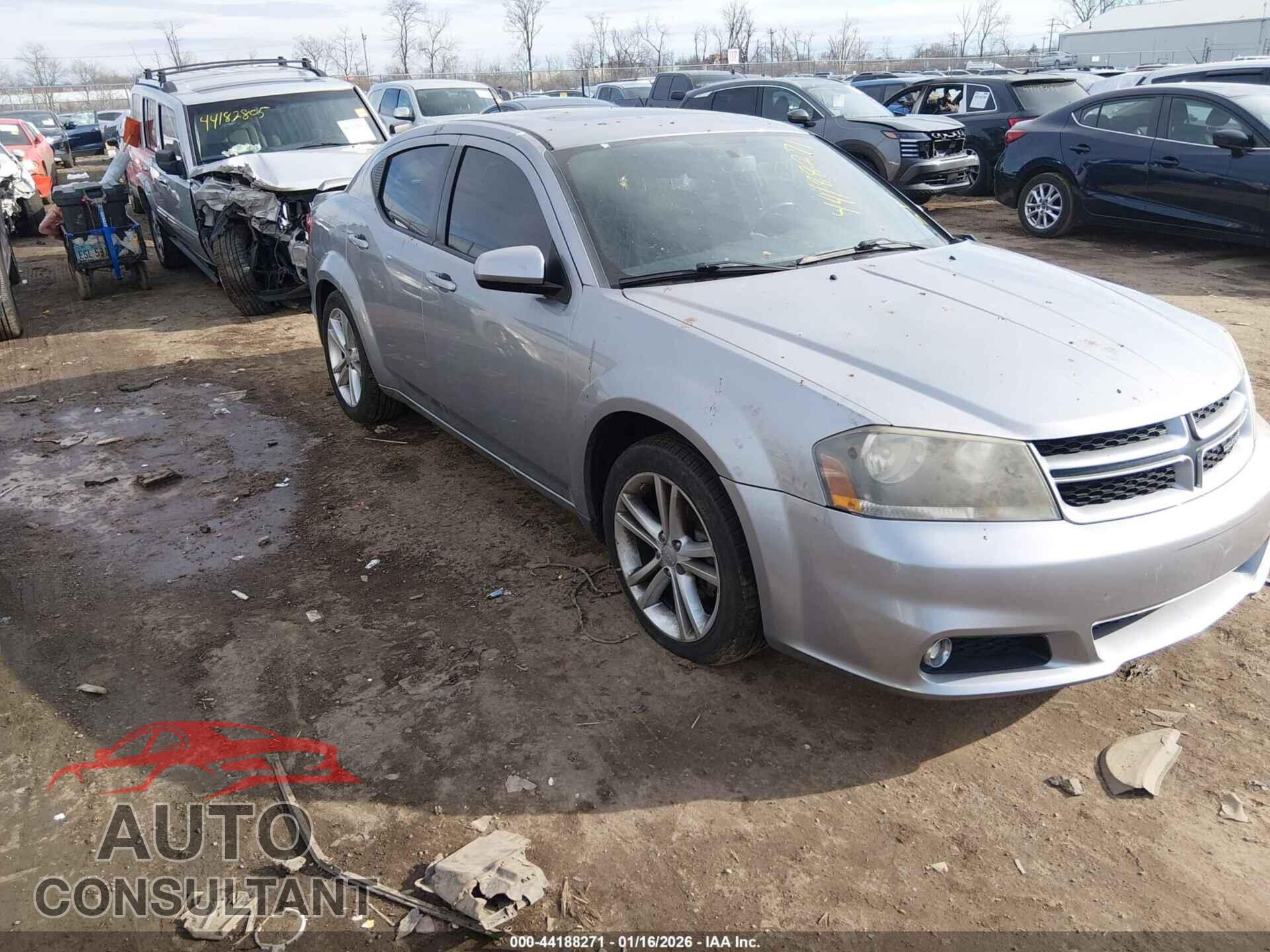 DODGE AVENGER 2013 - 1C3CDZCB3DN552561