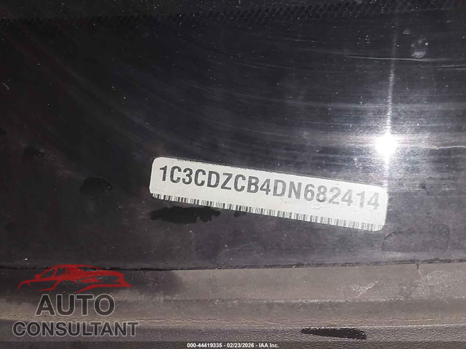 DODGE AVENGER 2013 - 1C3CDZCB4DN682414