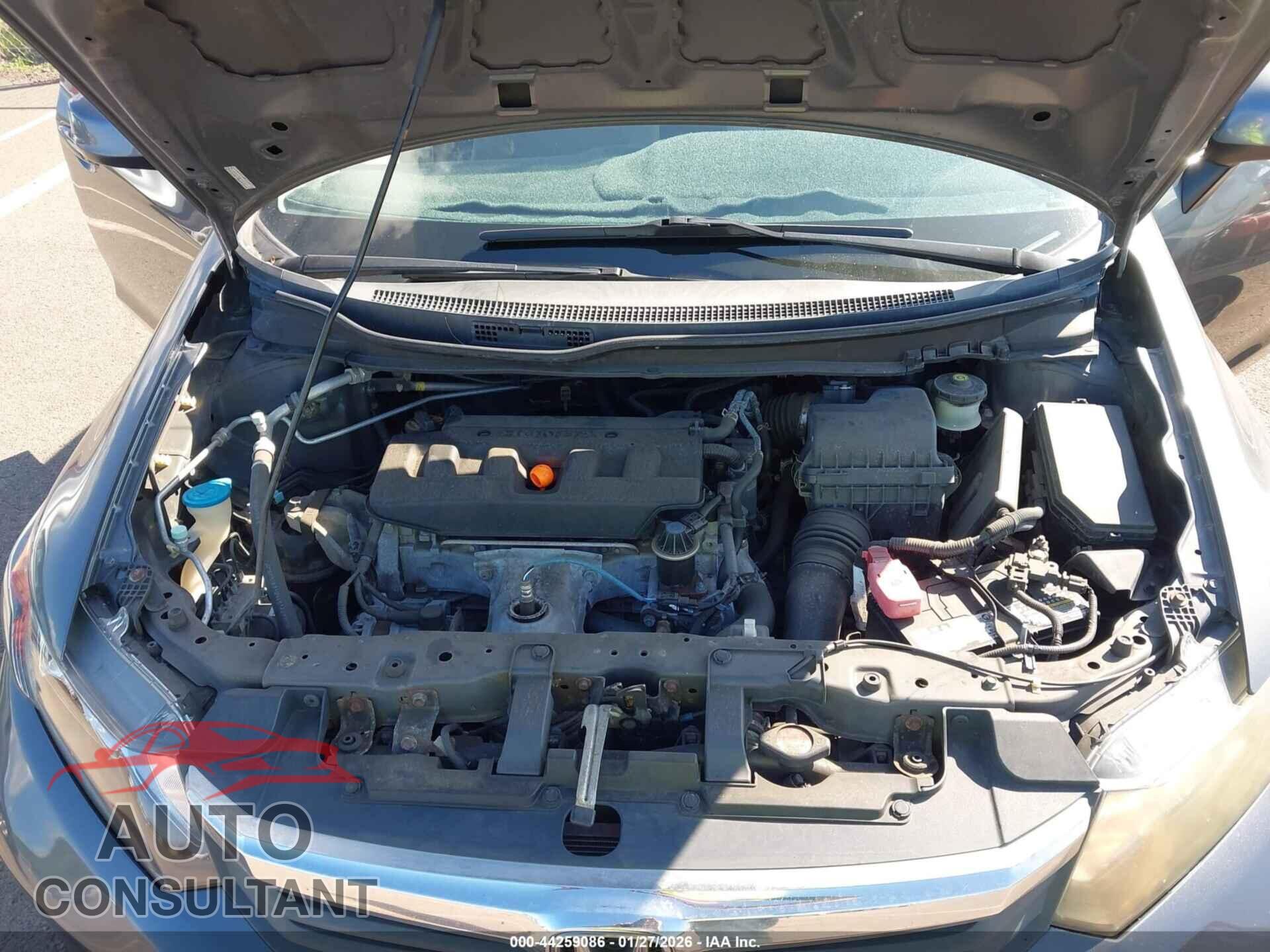 HONDA CIVIC 2012 - 2HGFB2F52CH527672