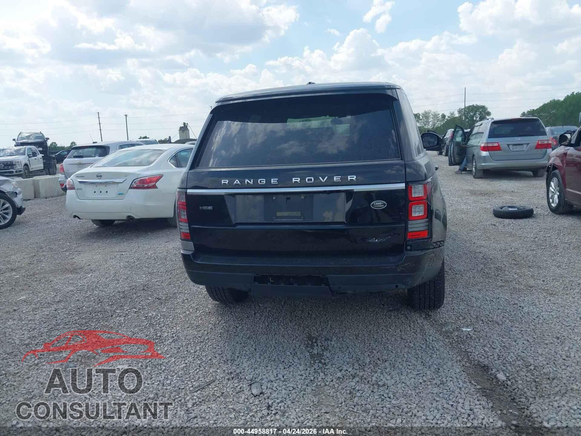 LAND ROVER RANGE ROVER 2015 - SALGS2VF9FA211243