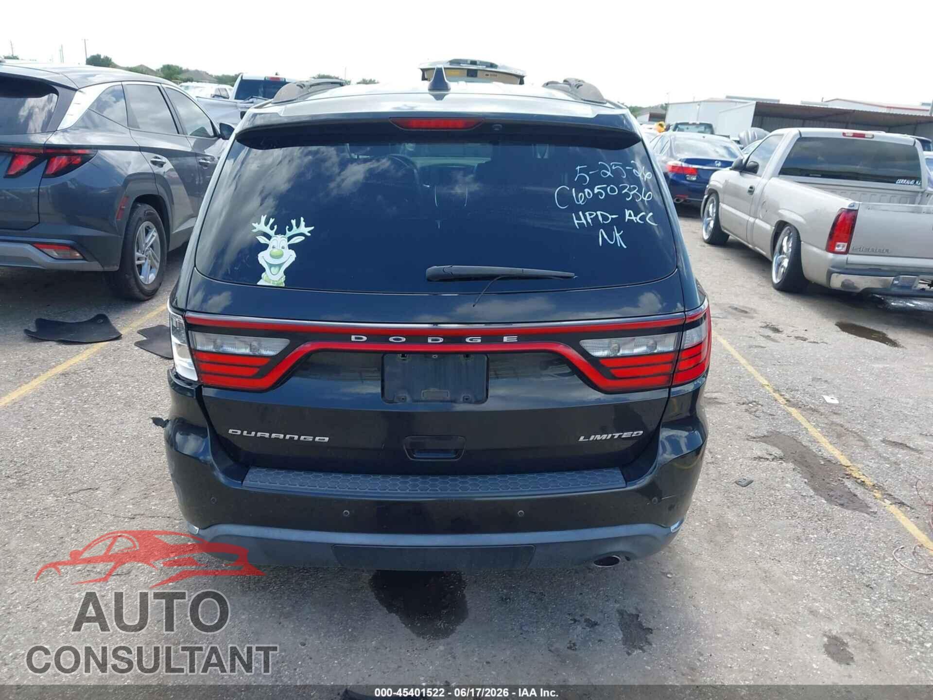 DODGE DURANGO 2015 - 1C4RDHDG5FC745447