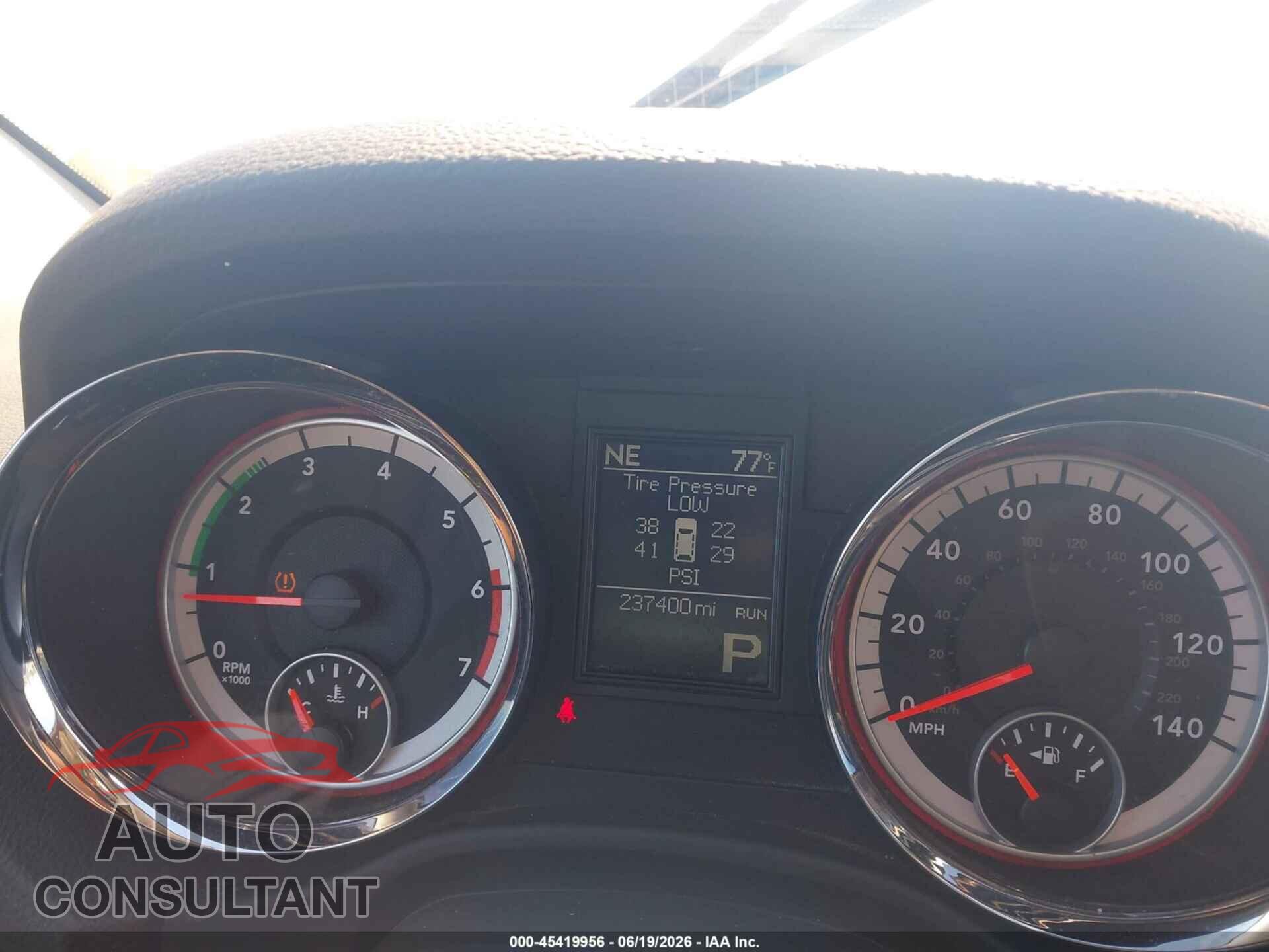 DODGE DURANGO 2011 - 1D4SE5GT7BC699221