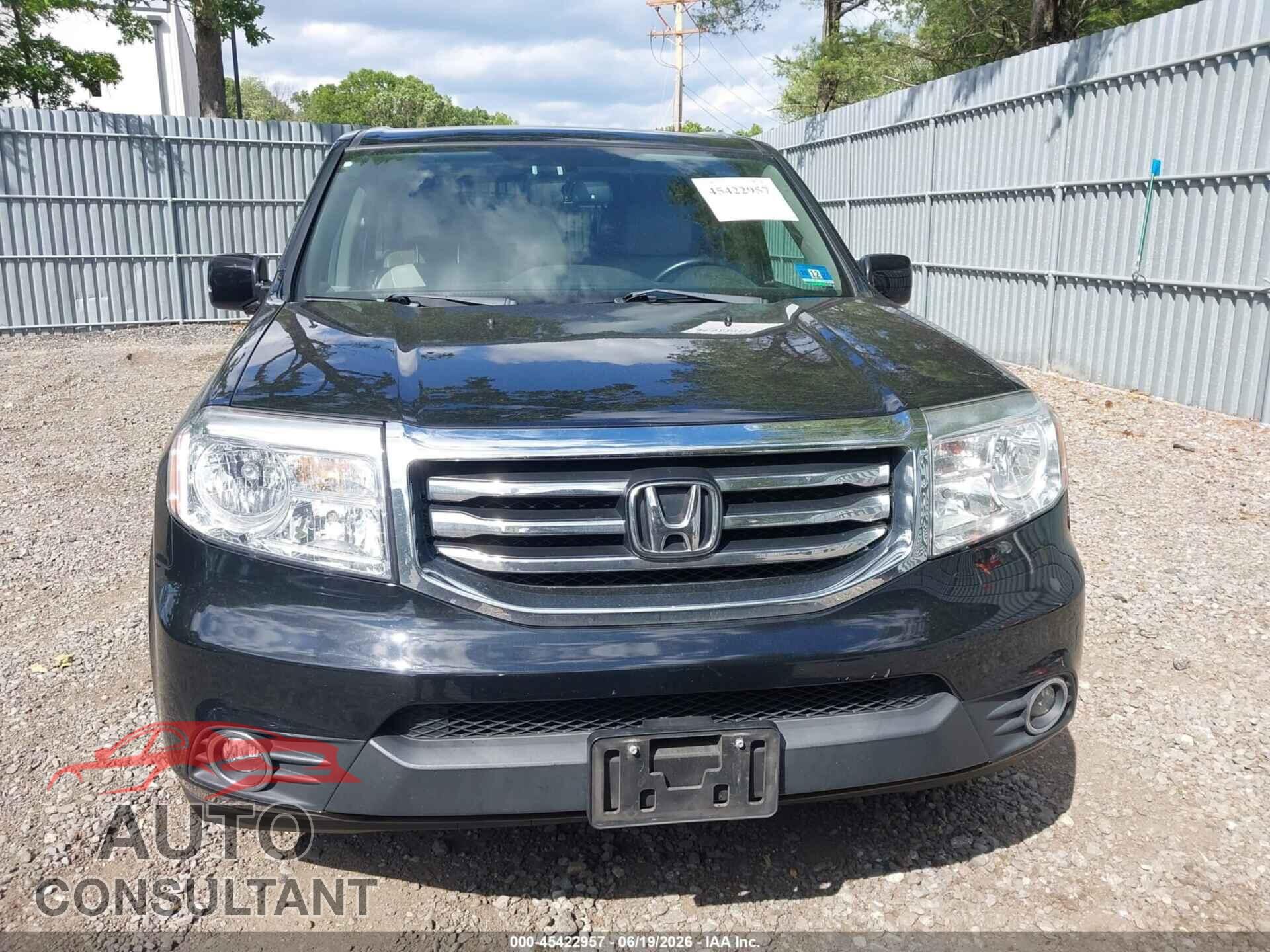HONDA PILOT 2013 - 5FNYF4H54DB027220