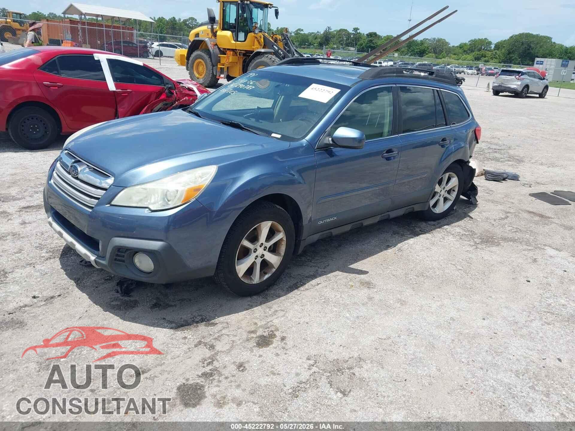 SUBARU OUTBACK 2013 - 4S4BRCKC4D3241051