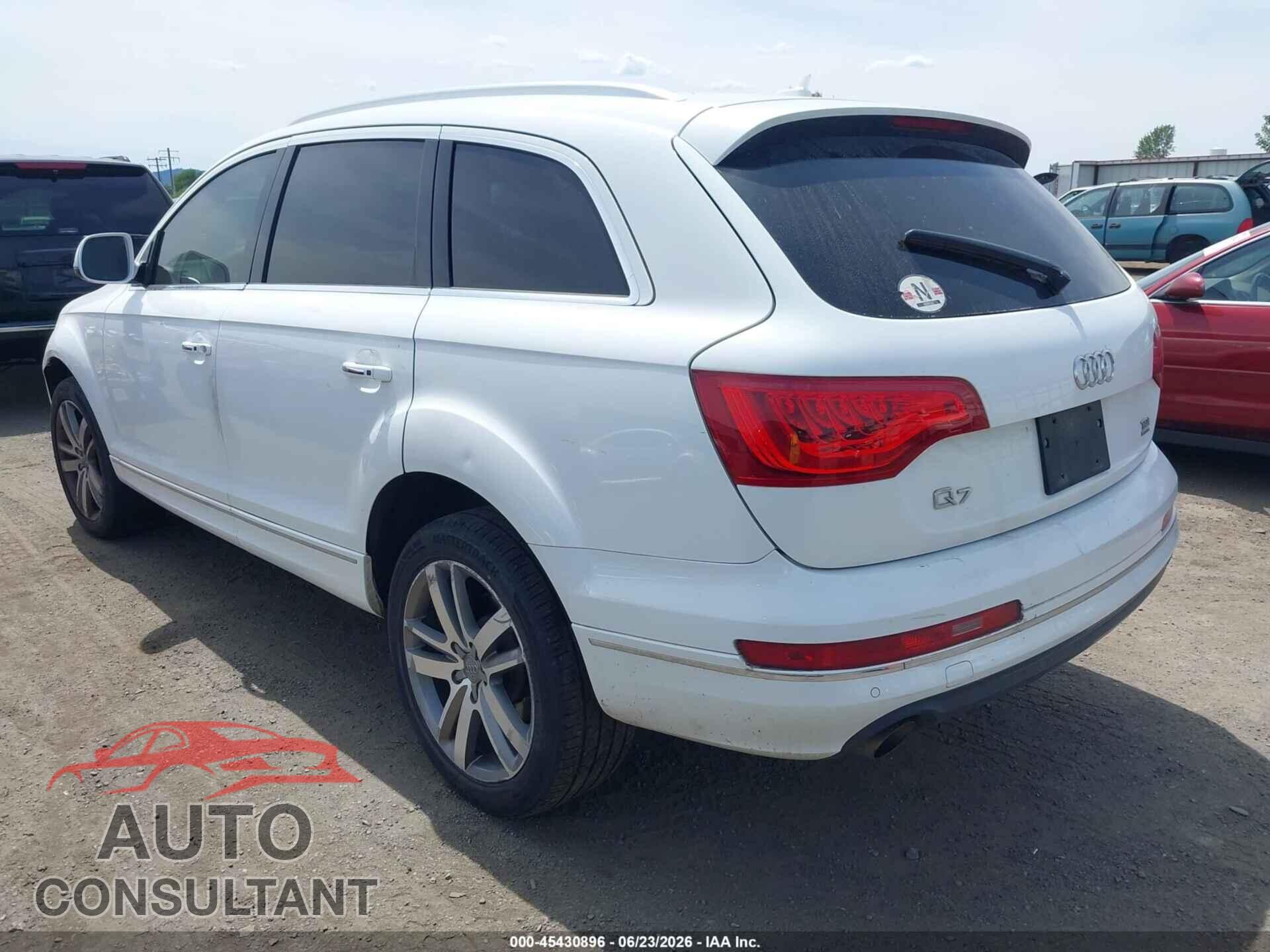 AUDI Q7 2012 - WA1VMAFE6CD003169