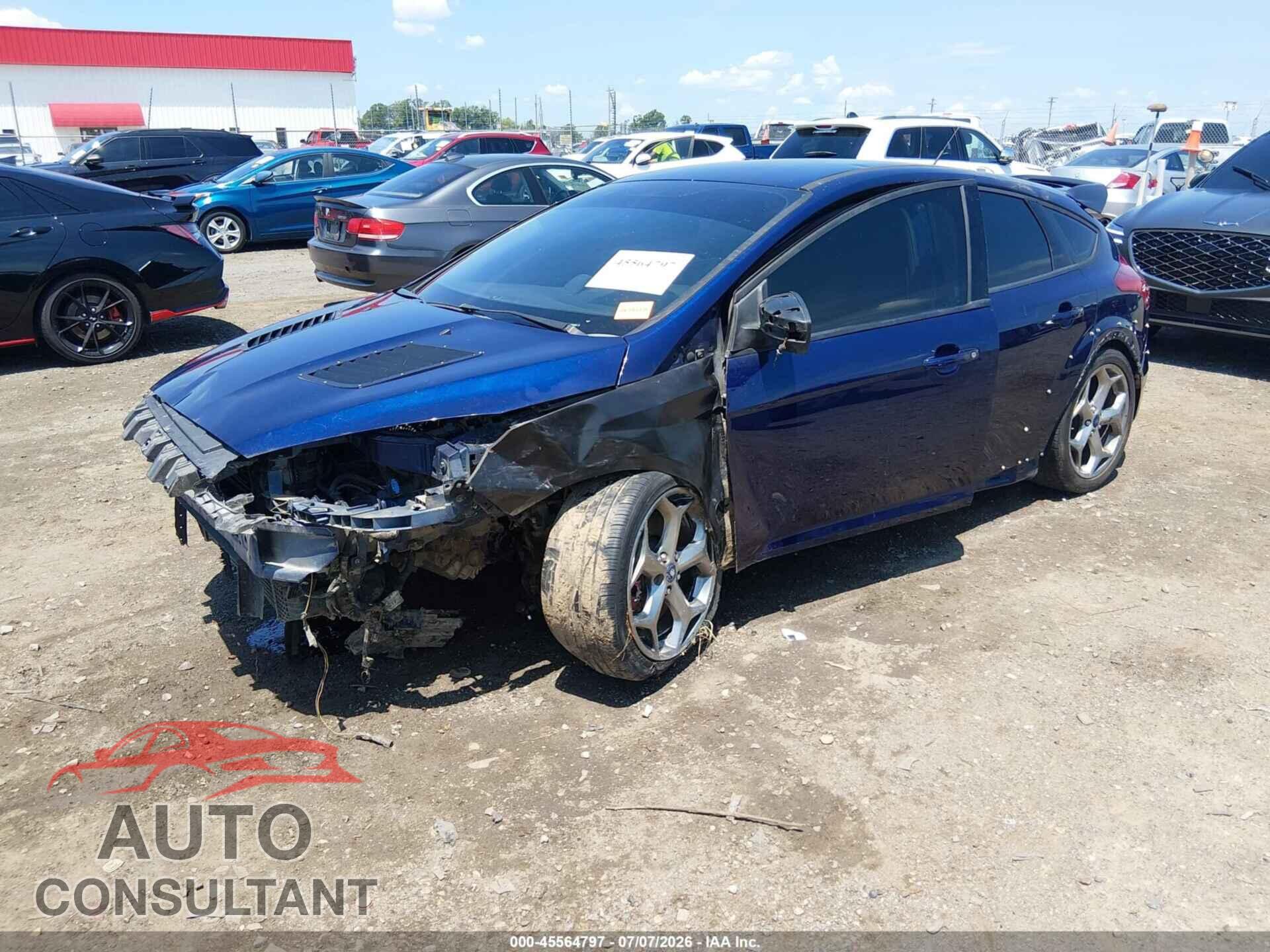 FORD FOCUS ST 2017 - 1FADP3L97HL224357